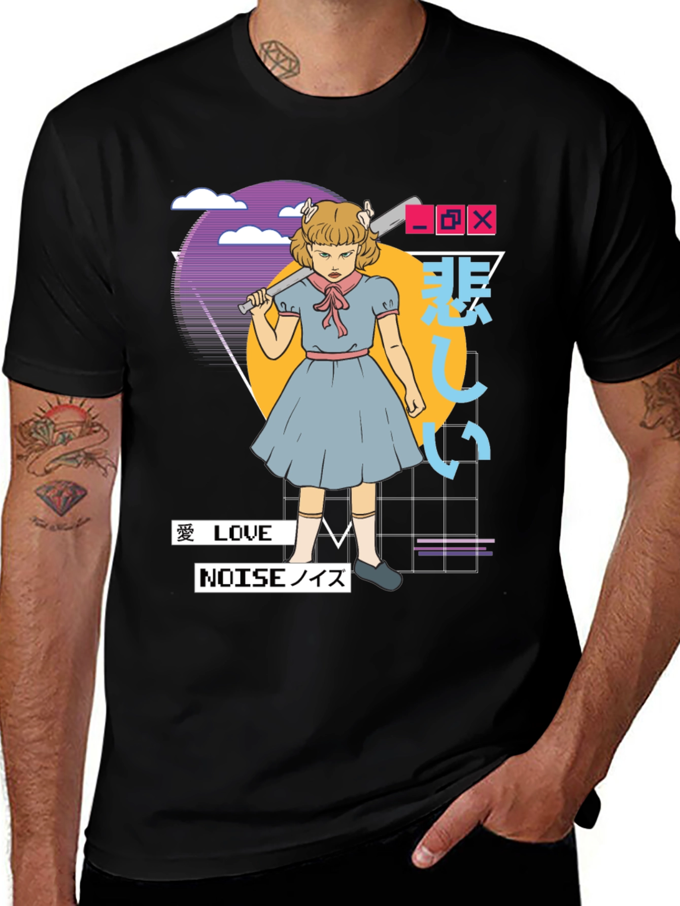 Horror Manga Girl T-Shirt