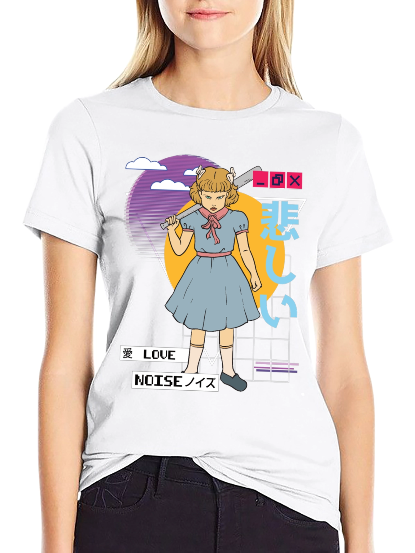 Horror Manga Girl T-Shirt