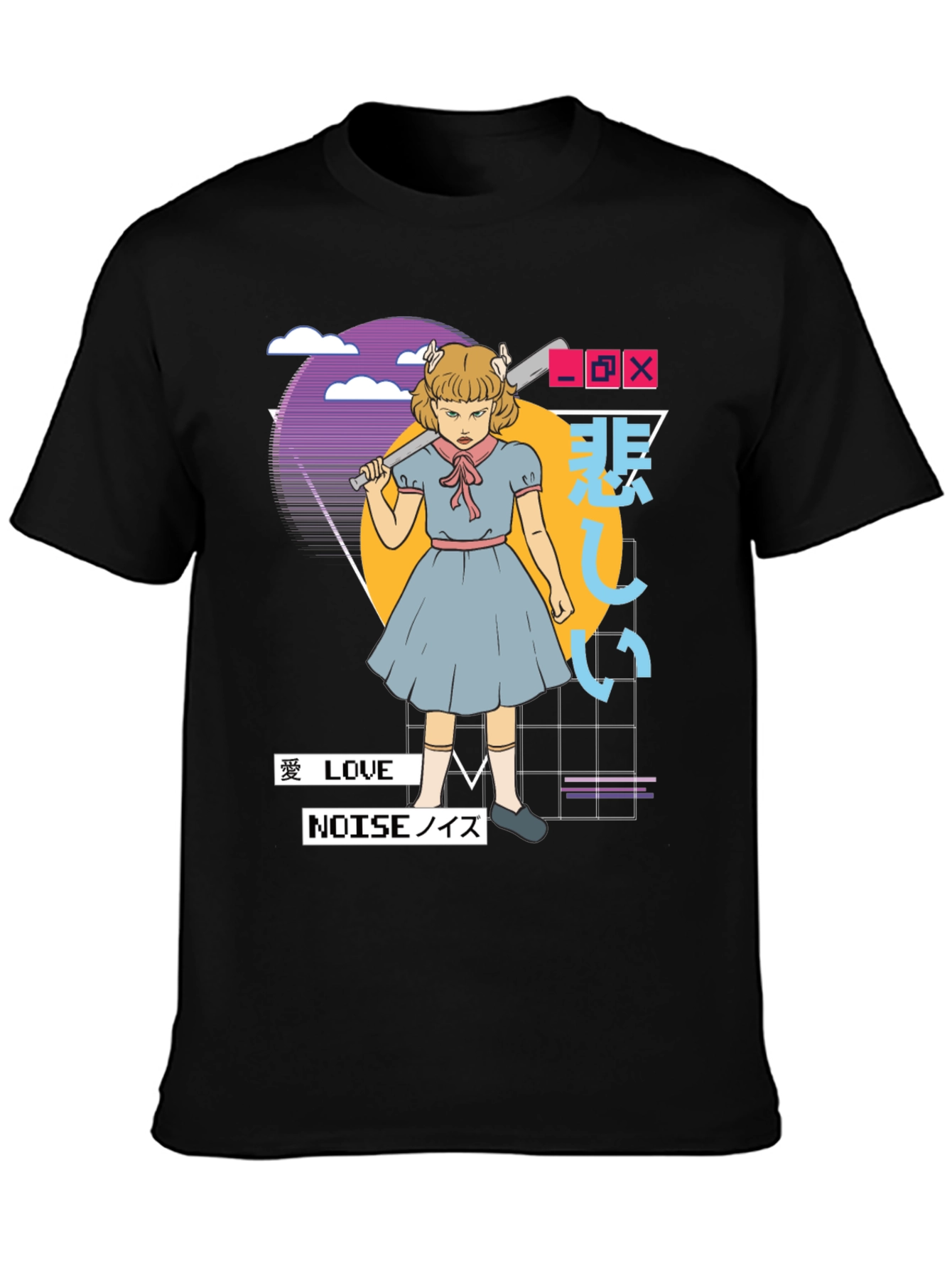 Horror Manga Girl T-Shirt