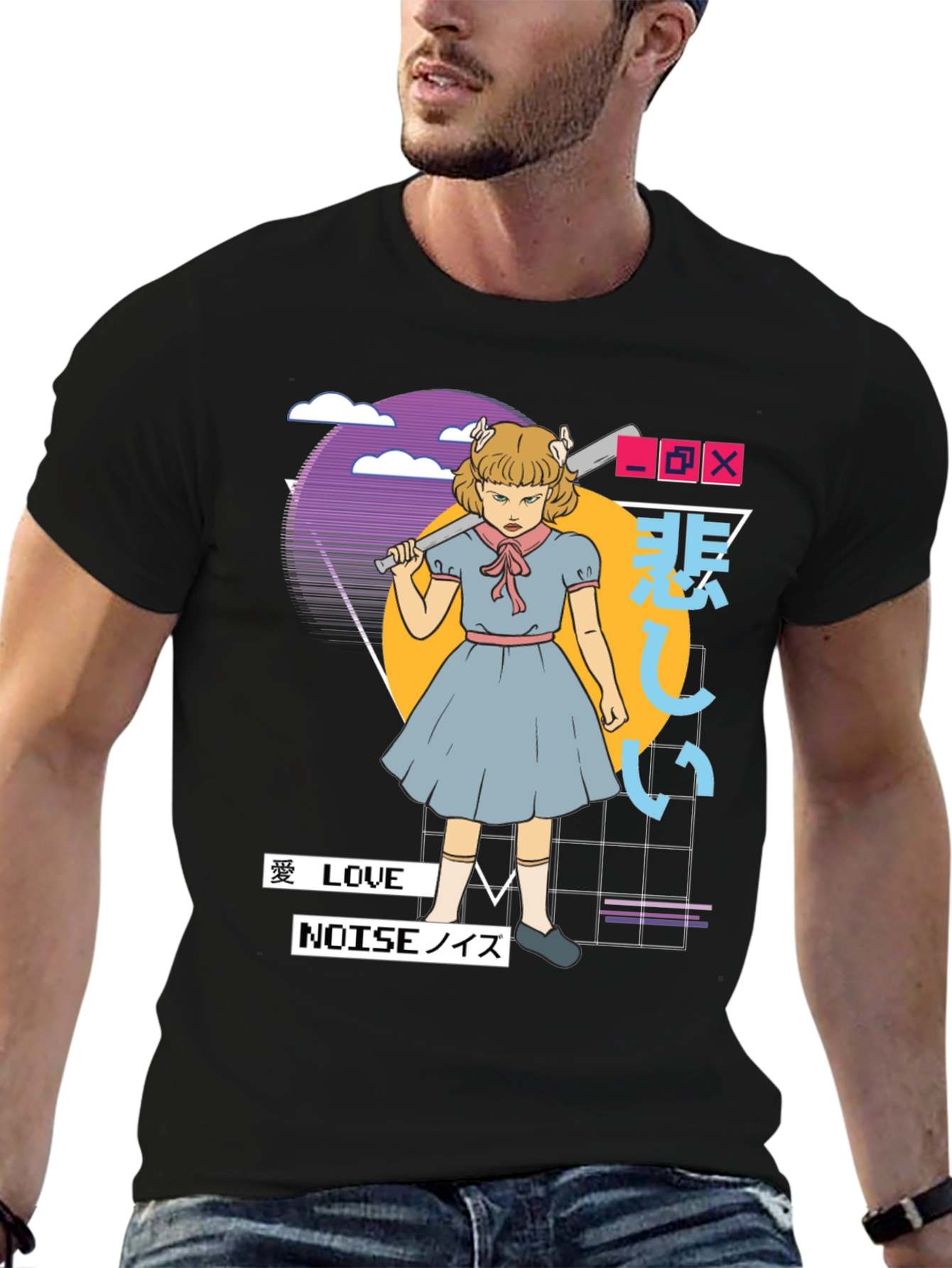 Horror Manga Girl T-Shirt