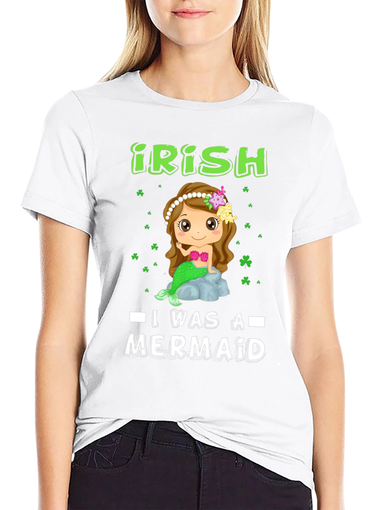 Irish Mermaid Graphic T-Shirt