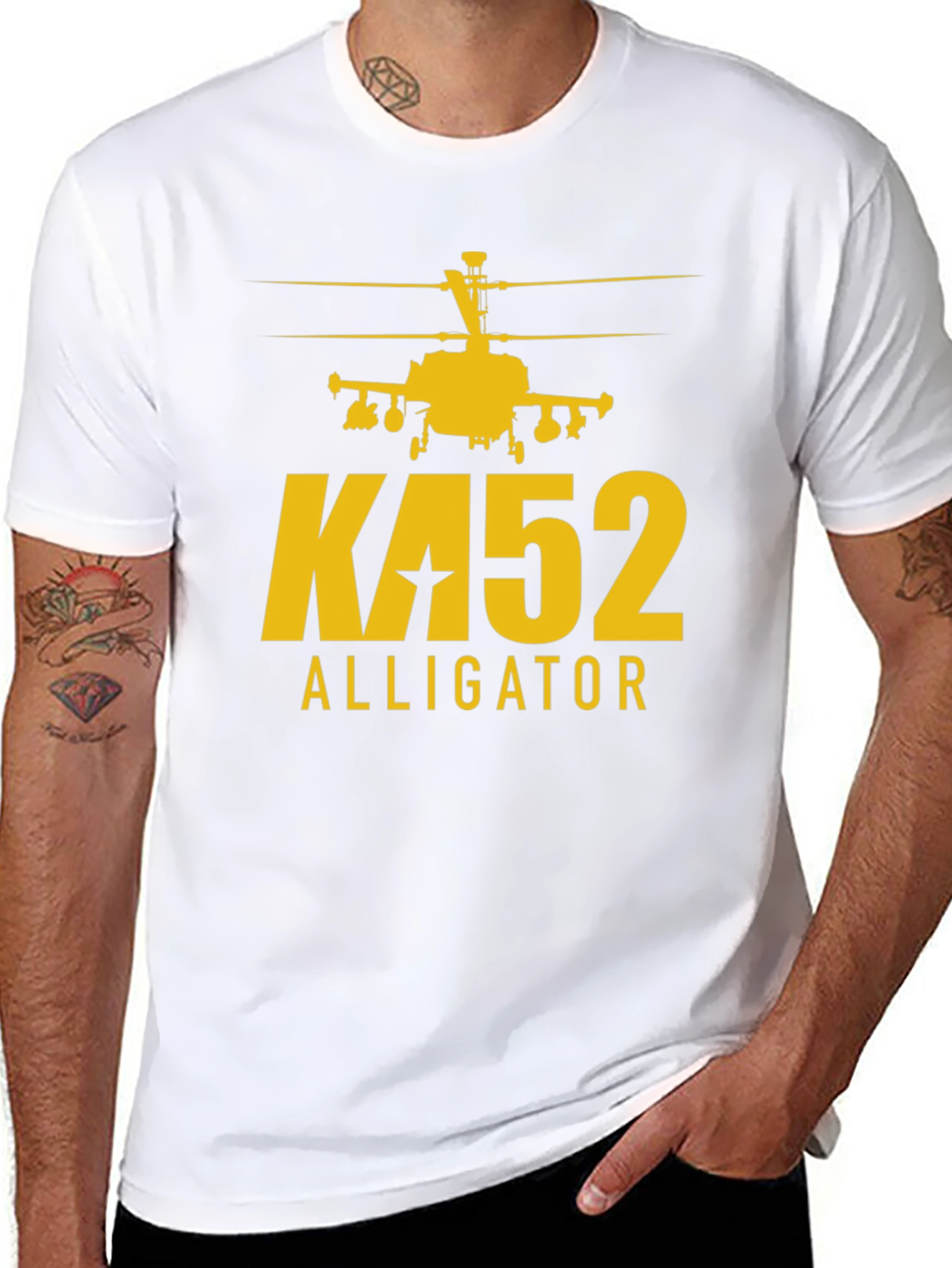 KA-52 Alligator Helicopter Graphic T-Shirt