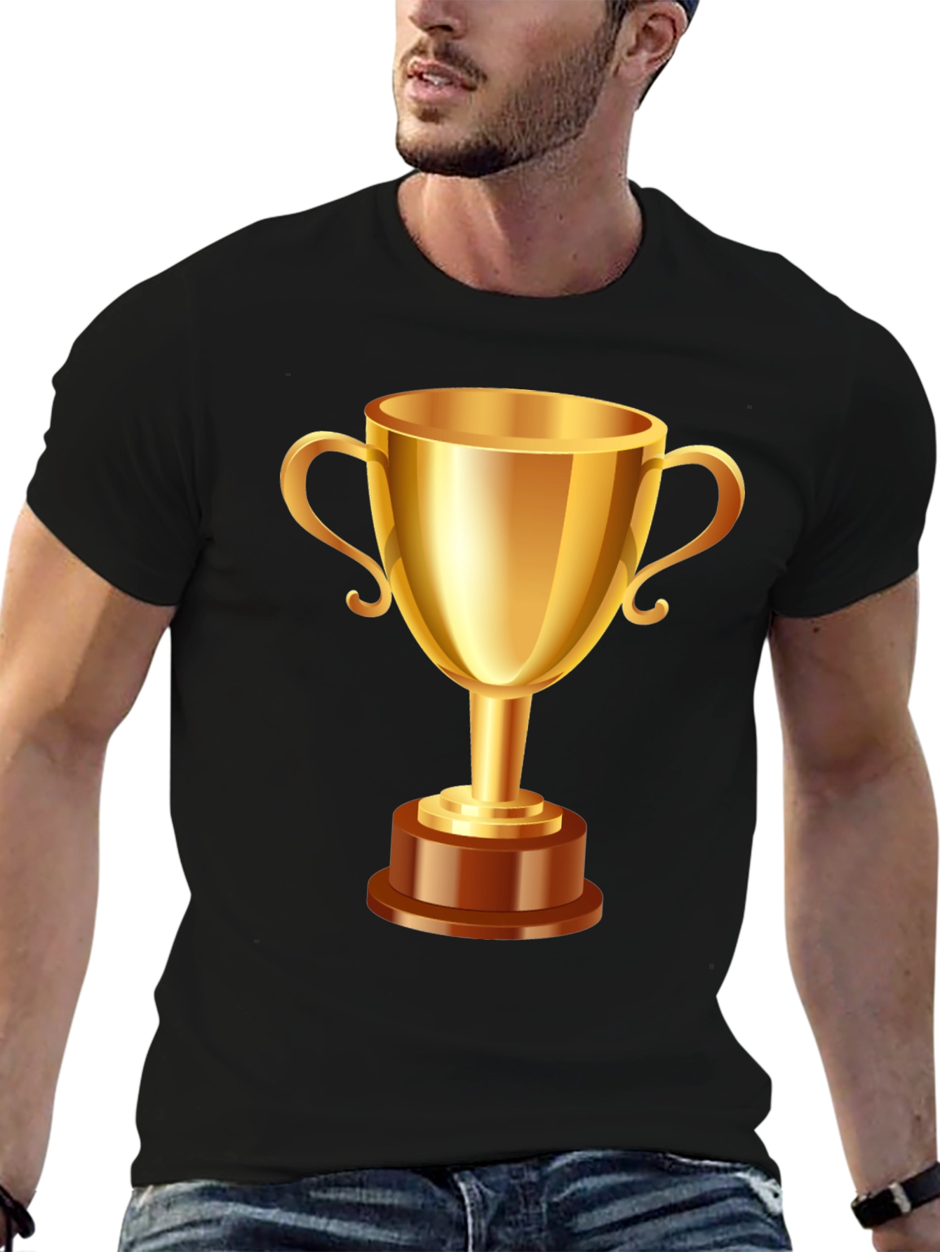 Winners Circle Tee - Champion Trophy Graphic T-Shirt