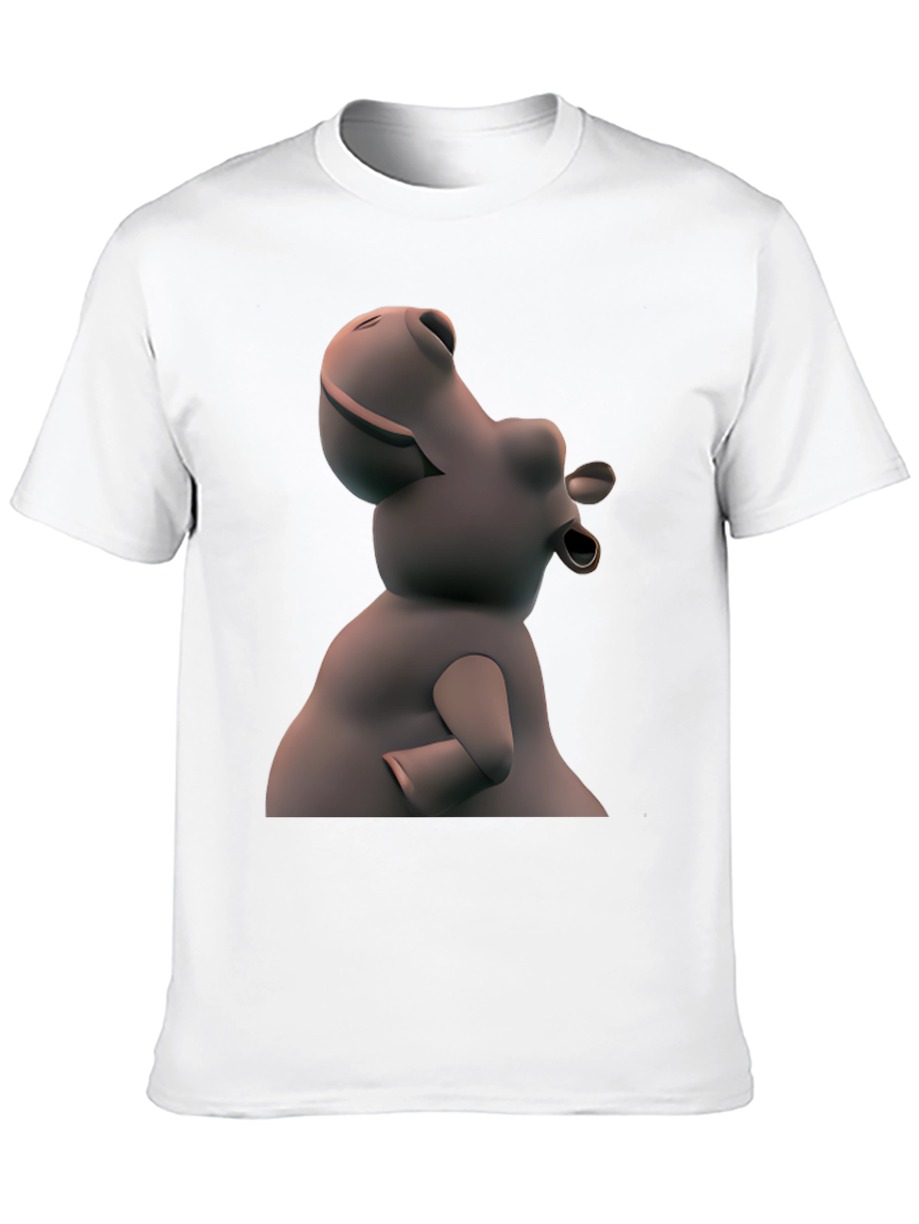 Hippo Graphic T-Shirt - Unique Design Comfortable Fit