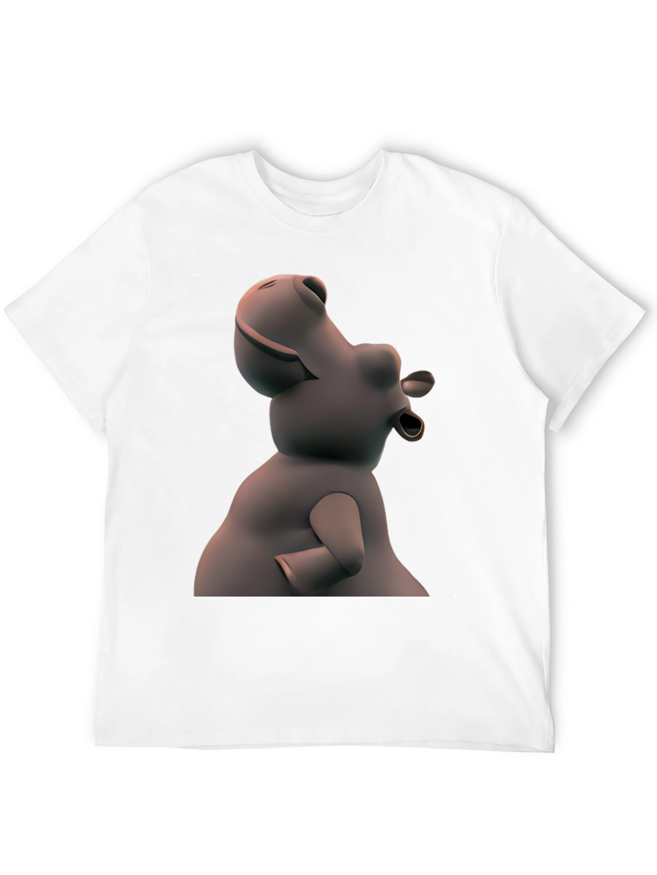 Hippo Graphic T-Shirt - Unique Design Comfortable Fit