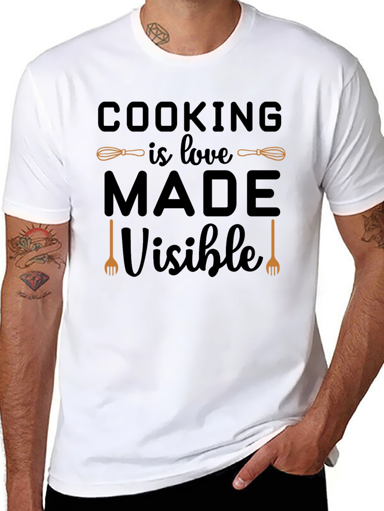 Cooking is Love Made Visible Graphic T-Shirt