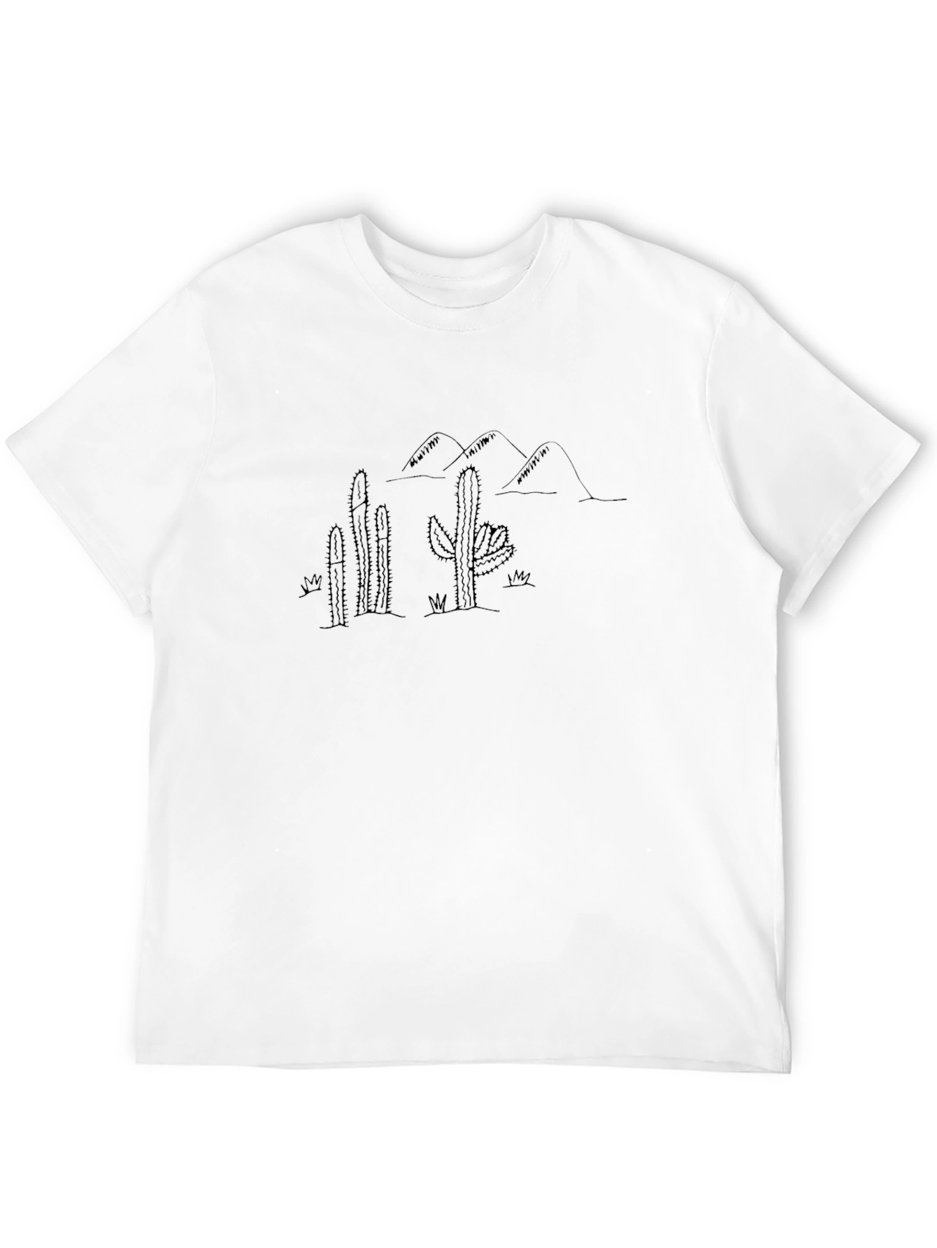 Cactus Mountain Graphic Tee - Desert Style
