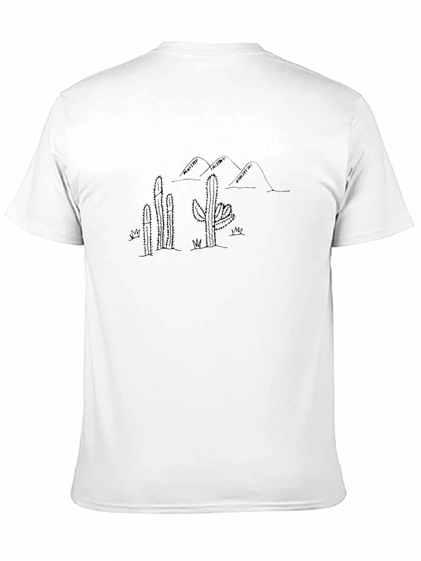 Cactus Mountain Graphic Tee - Desert Style