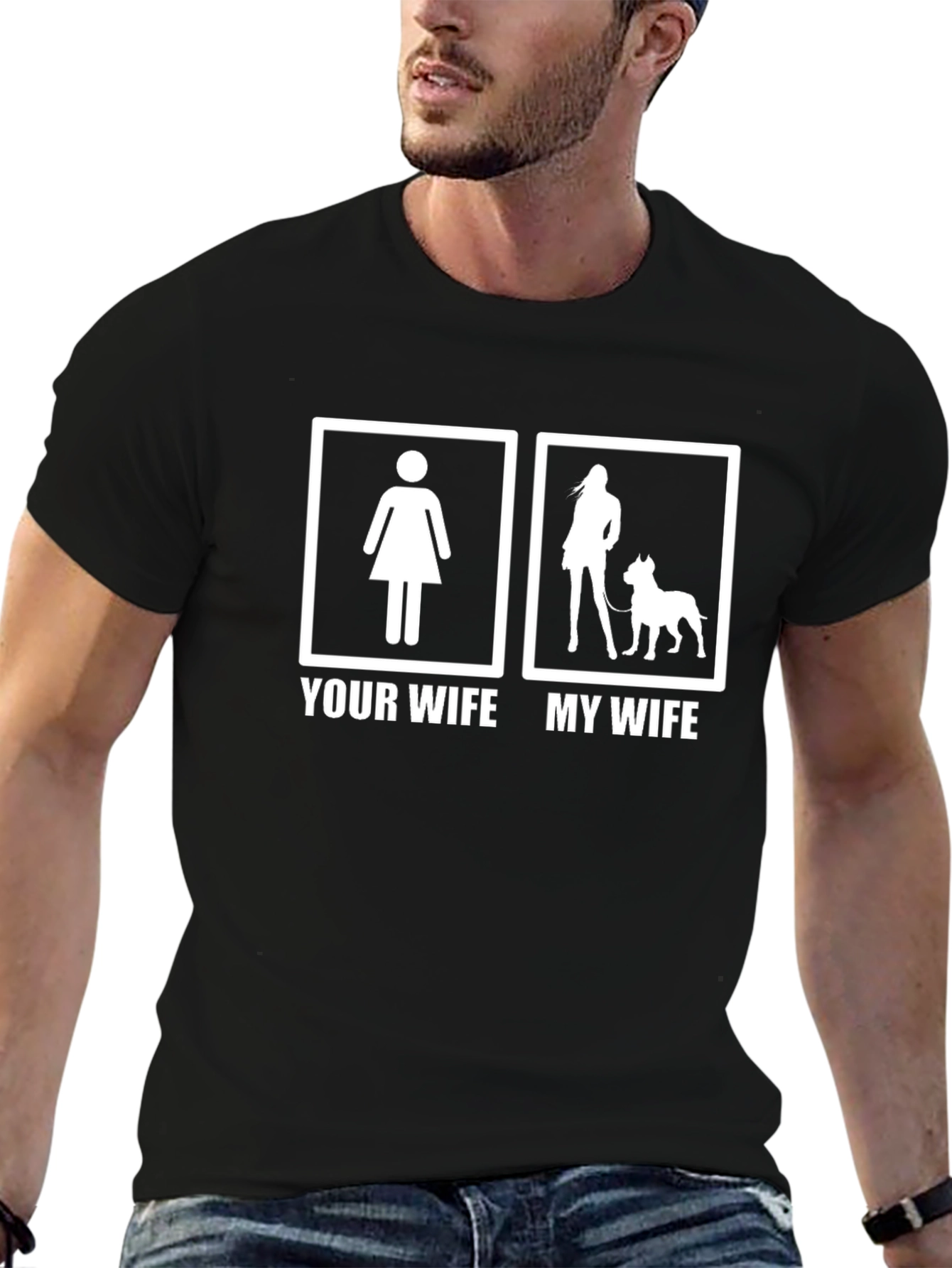 Humorous Your Wife / My Wife Graphic Tee