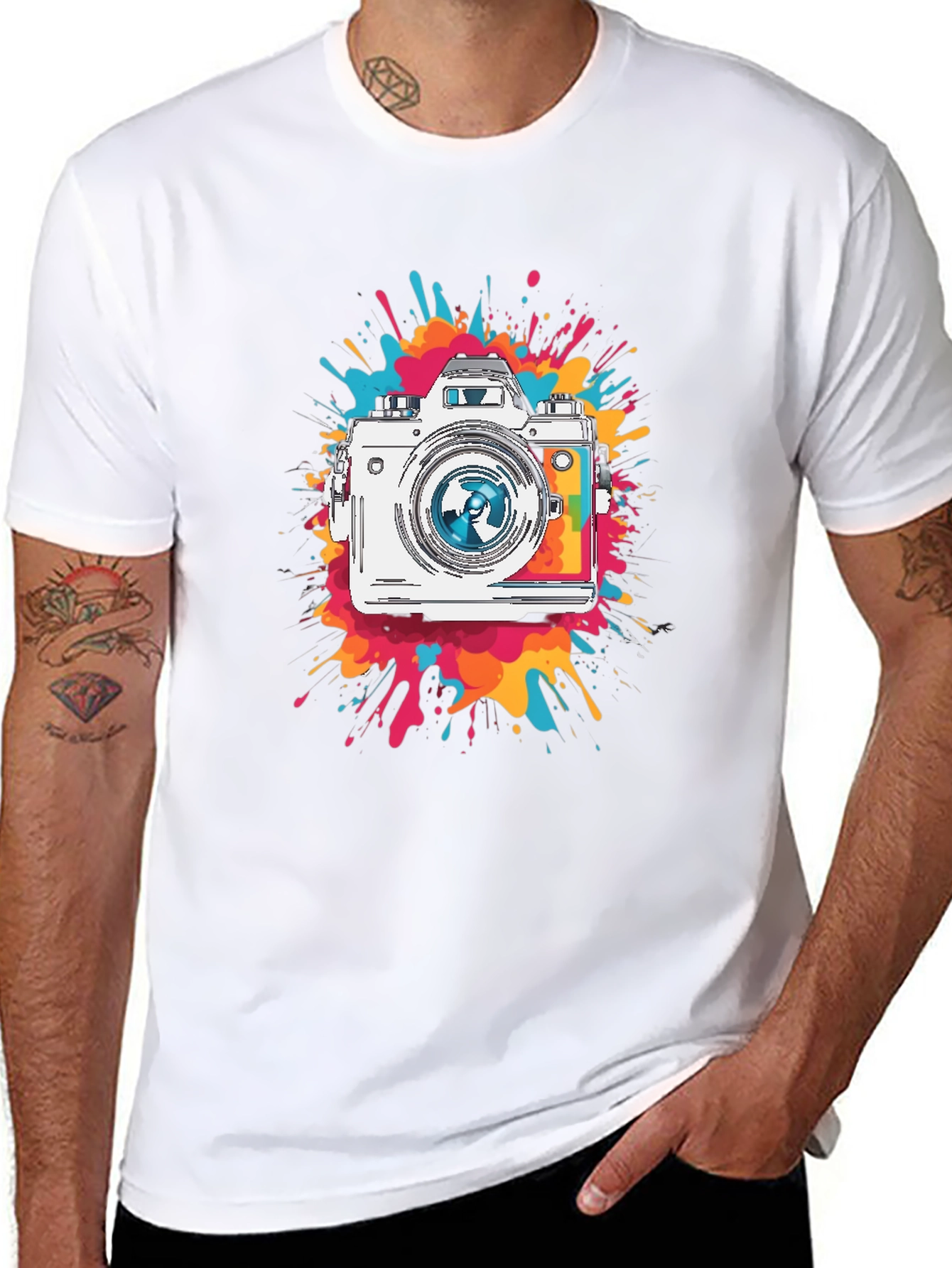 Camera Splatter T-Shirt