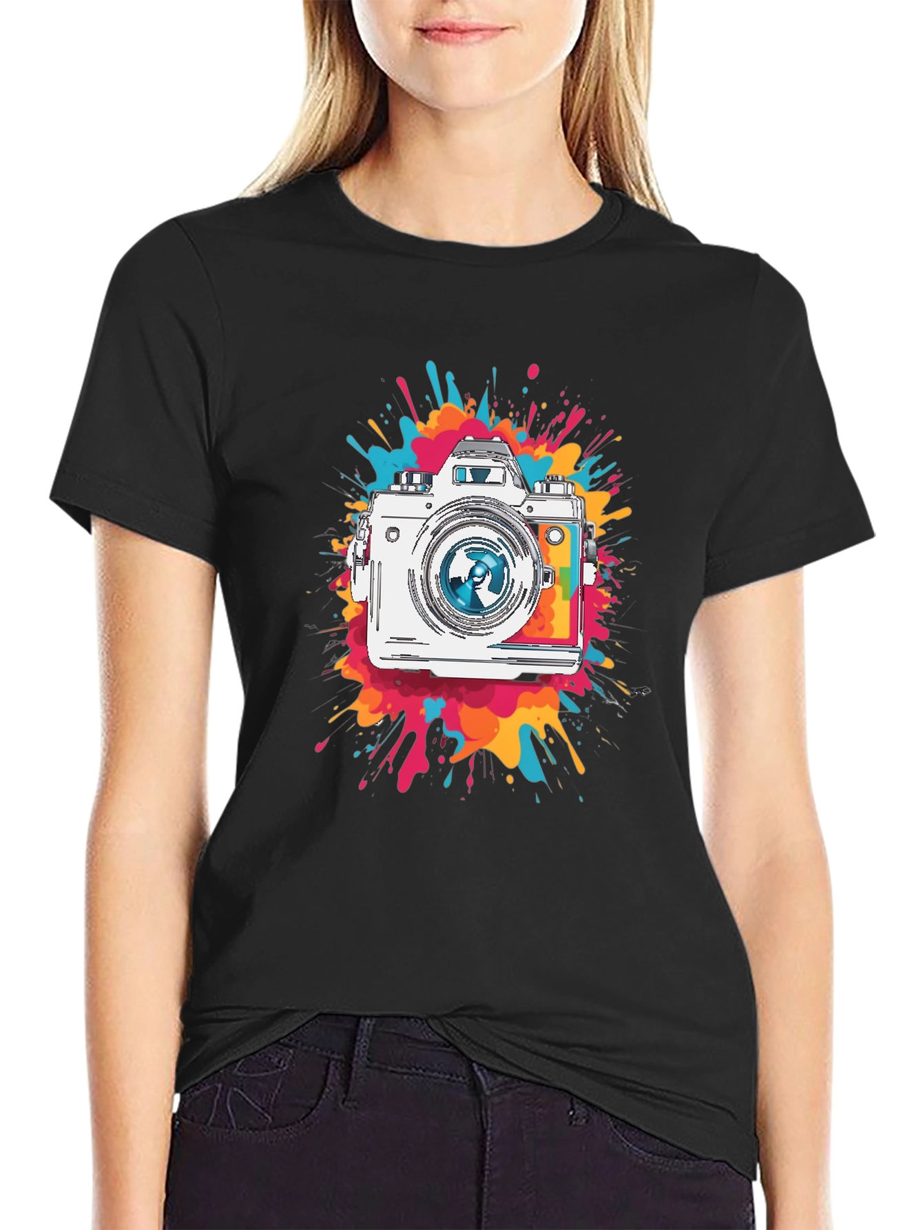 Camera Splatter T-Shirt