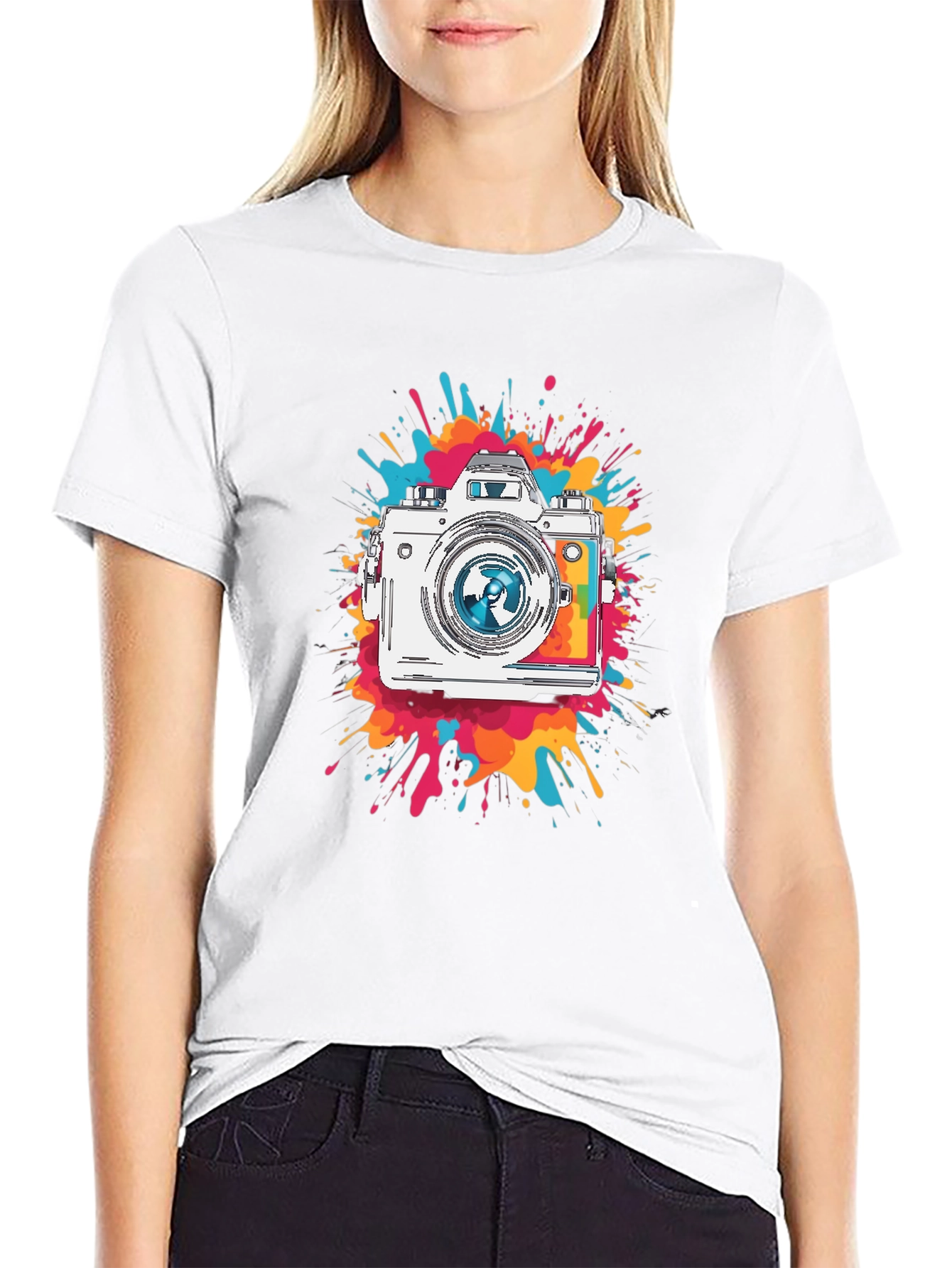 Camera Splatter T-Shirt