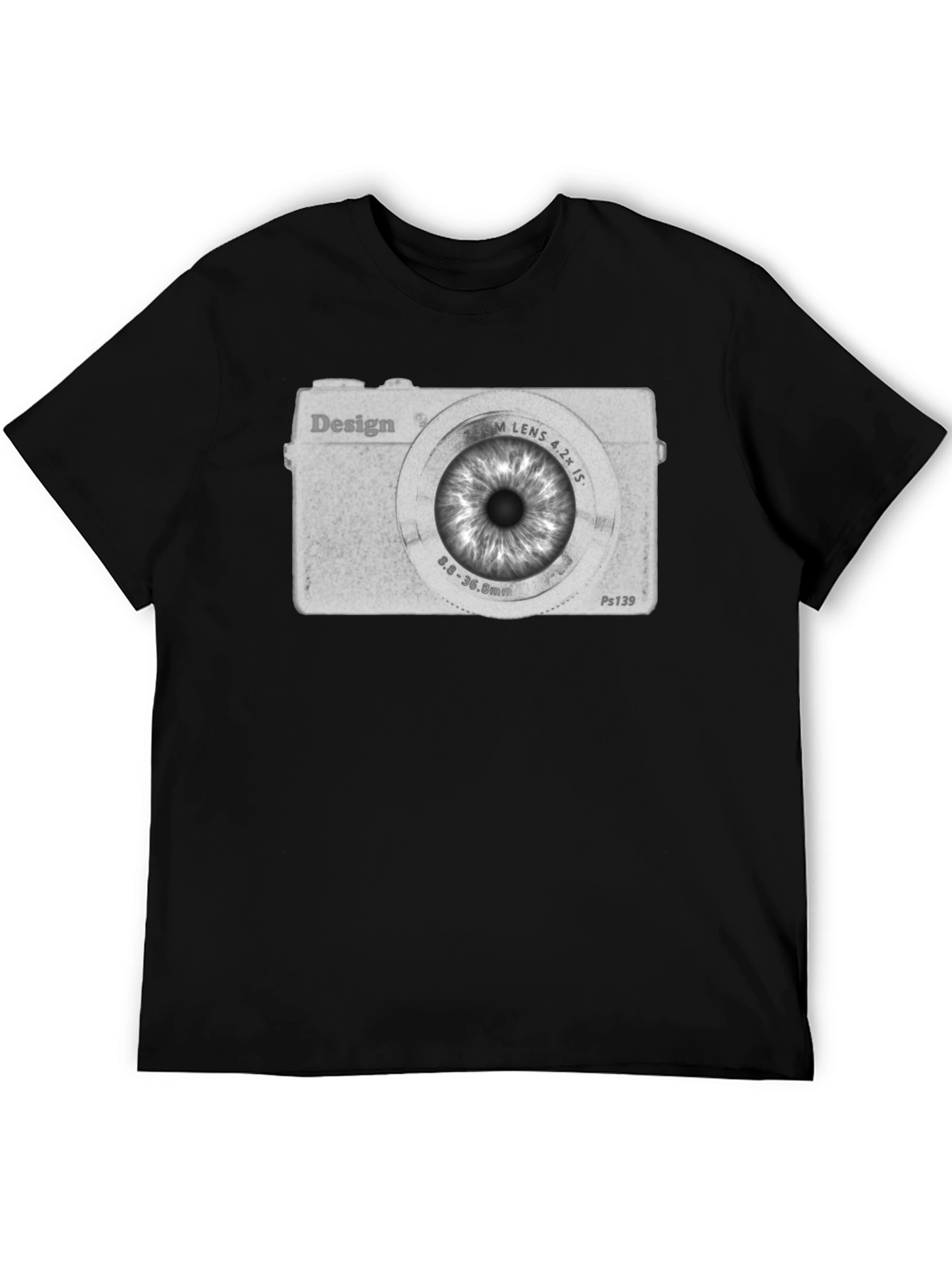 Eye Camera Graphic Tee - Unique Design T-Shirt