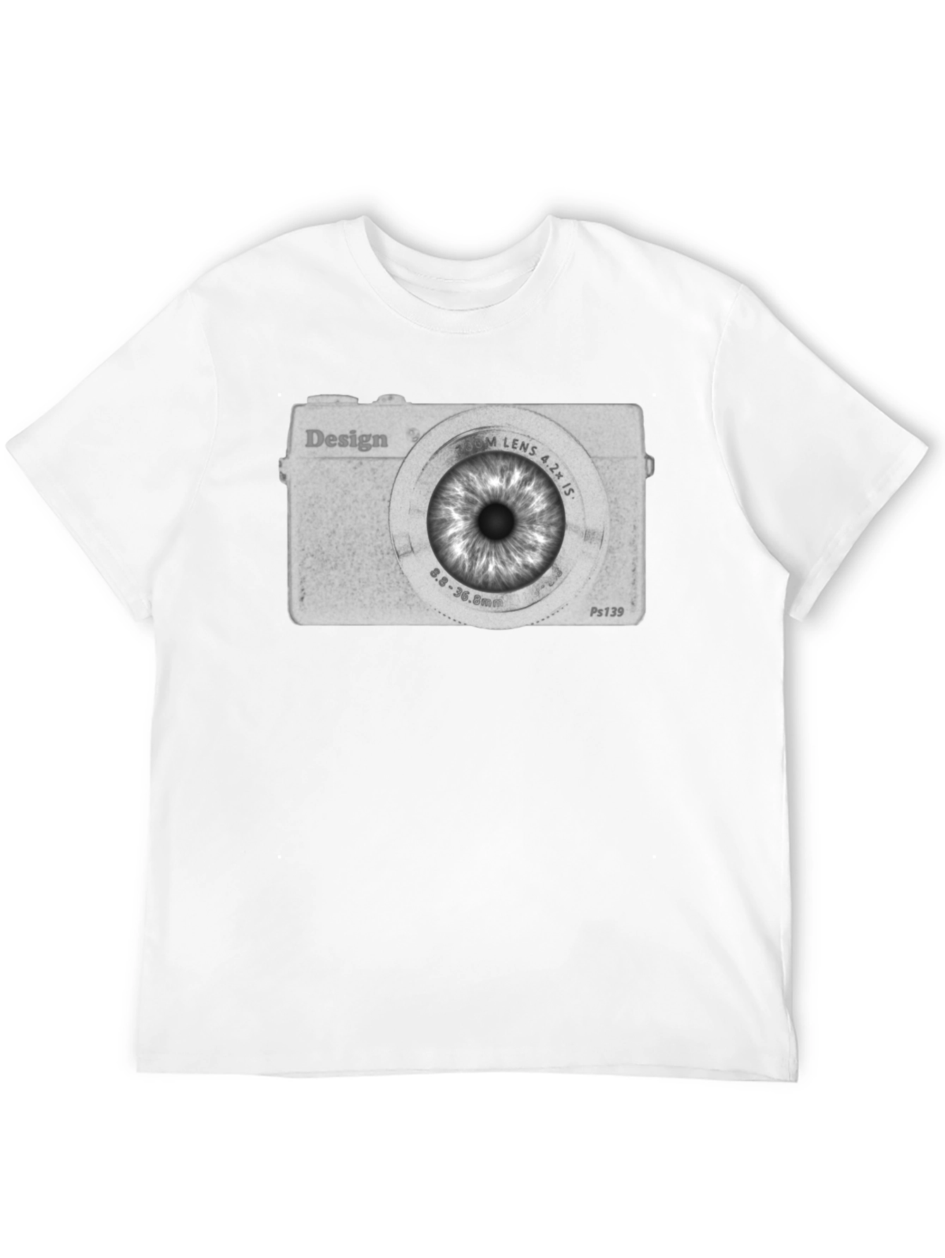 Eye Camera Graphic Tee - Unique Design T-Shirt