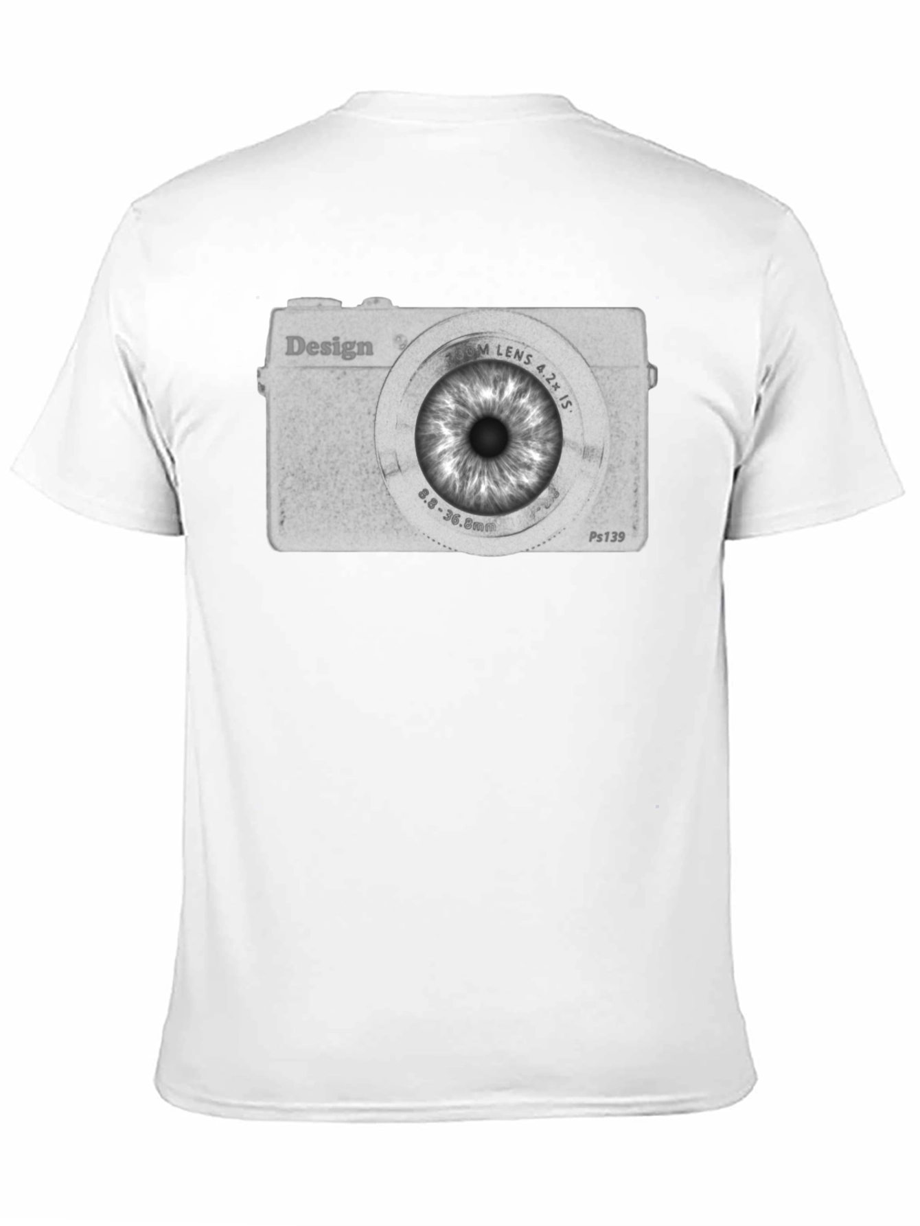 Eye Camera Graphic Tee - Unique Design T-Shirt