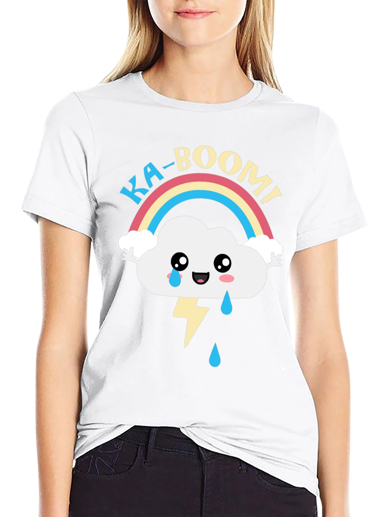 Ka-Boom Graphic T-Shirt - Weather Cloud Design