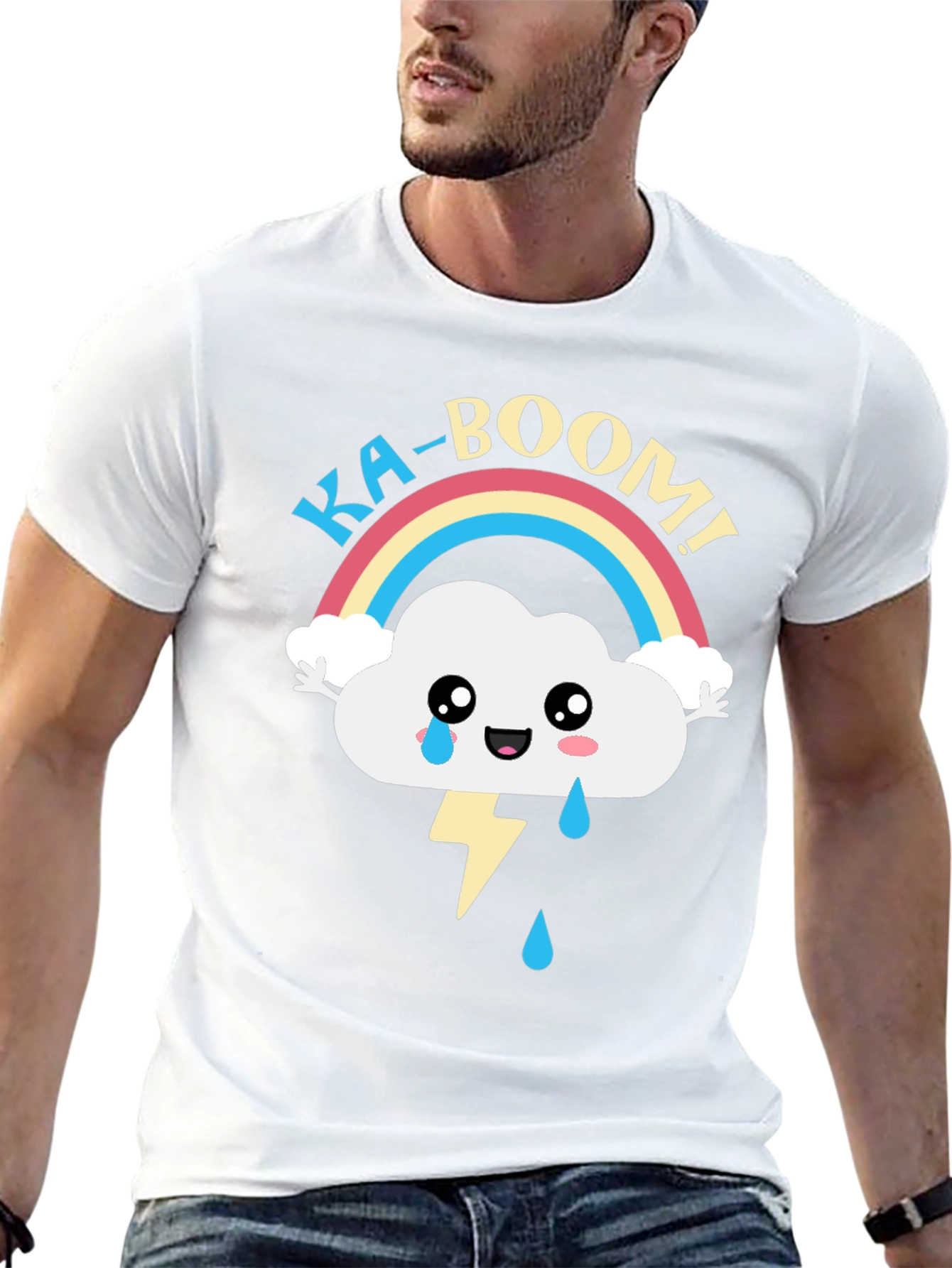 Ka-Boom Graphic T-Shirt - Weather Cloud Design