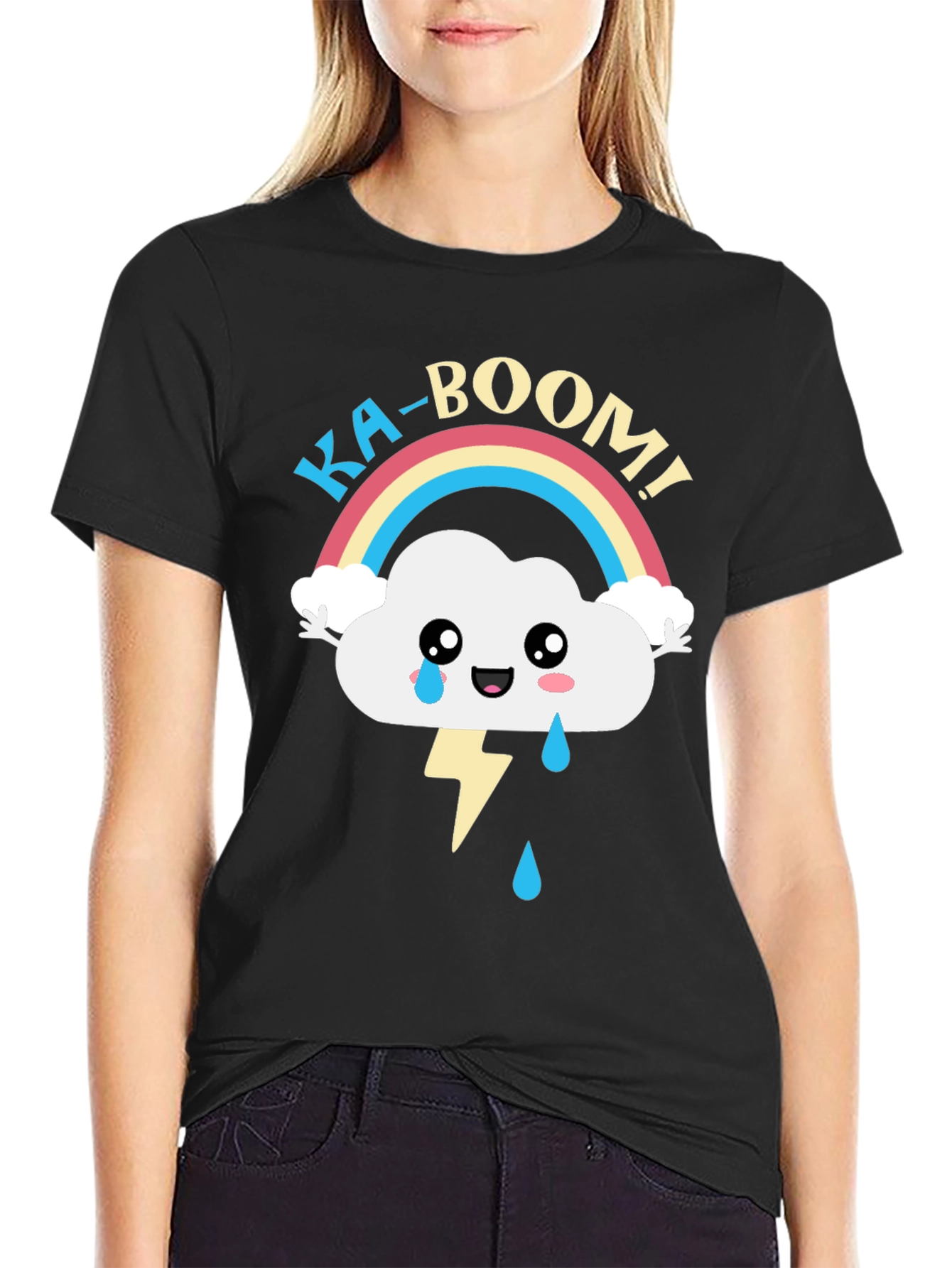 Ka-Boom Graphic T-Shirt - Weather Cloud Design