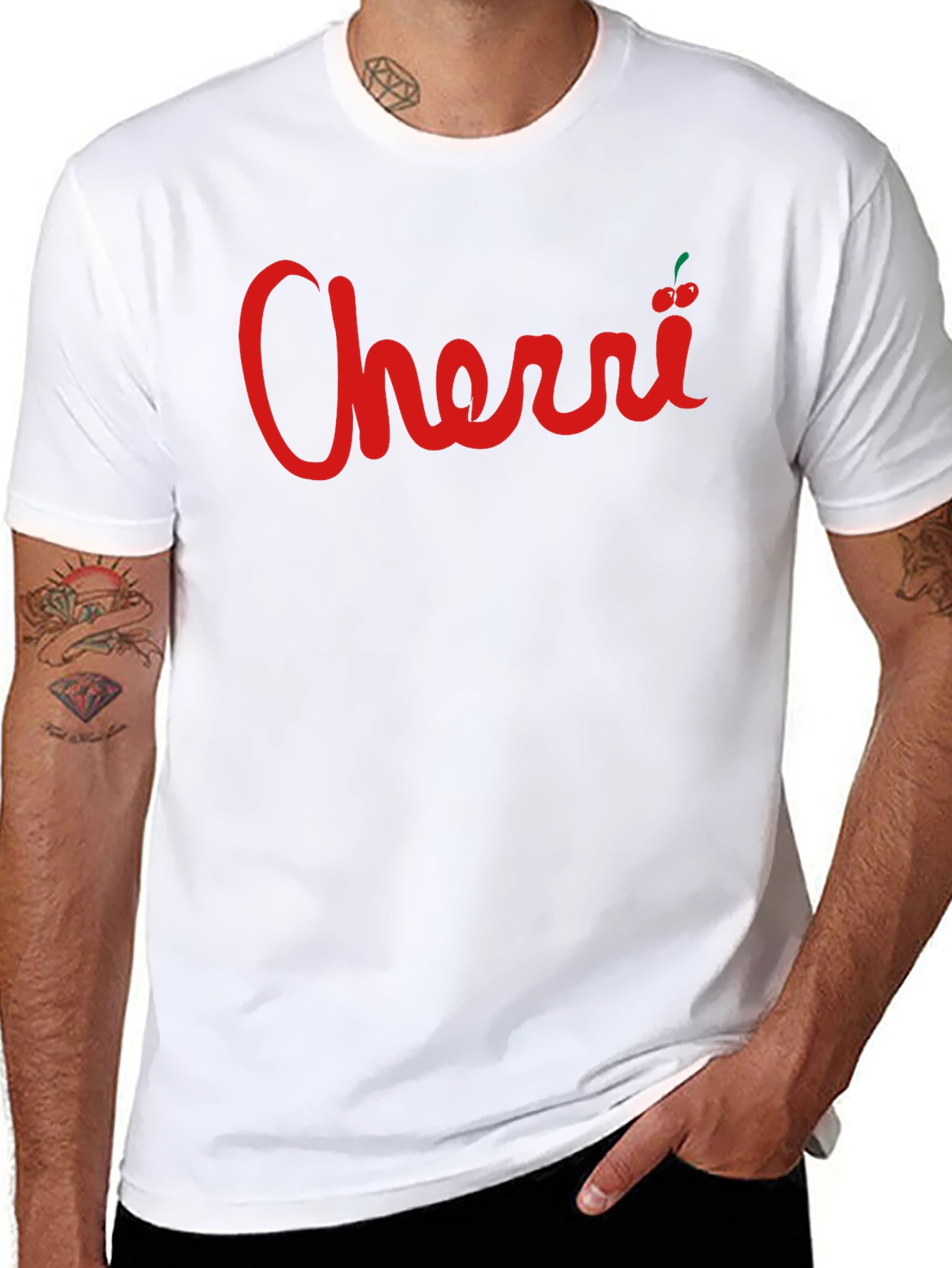 Cherri Graphic Tee - Stylish Unisex Cotton T-Shirt