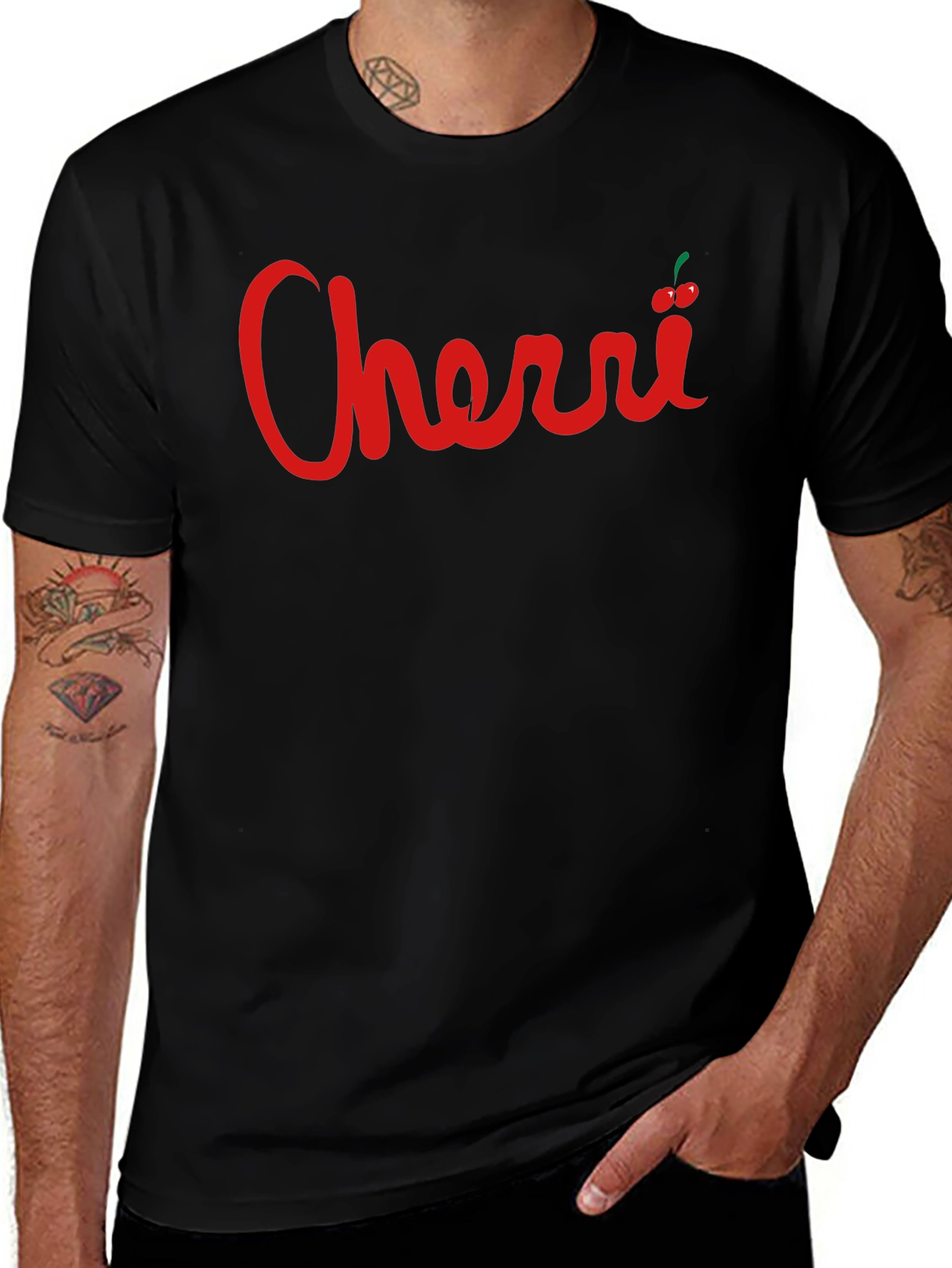 Cherri Graphic Tee - Stylish Unisex Cotton T-Shirt