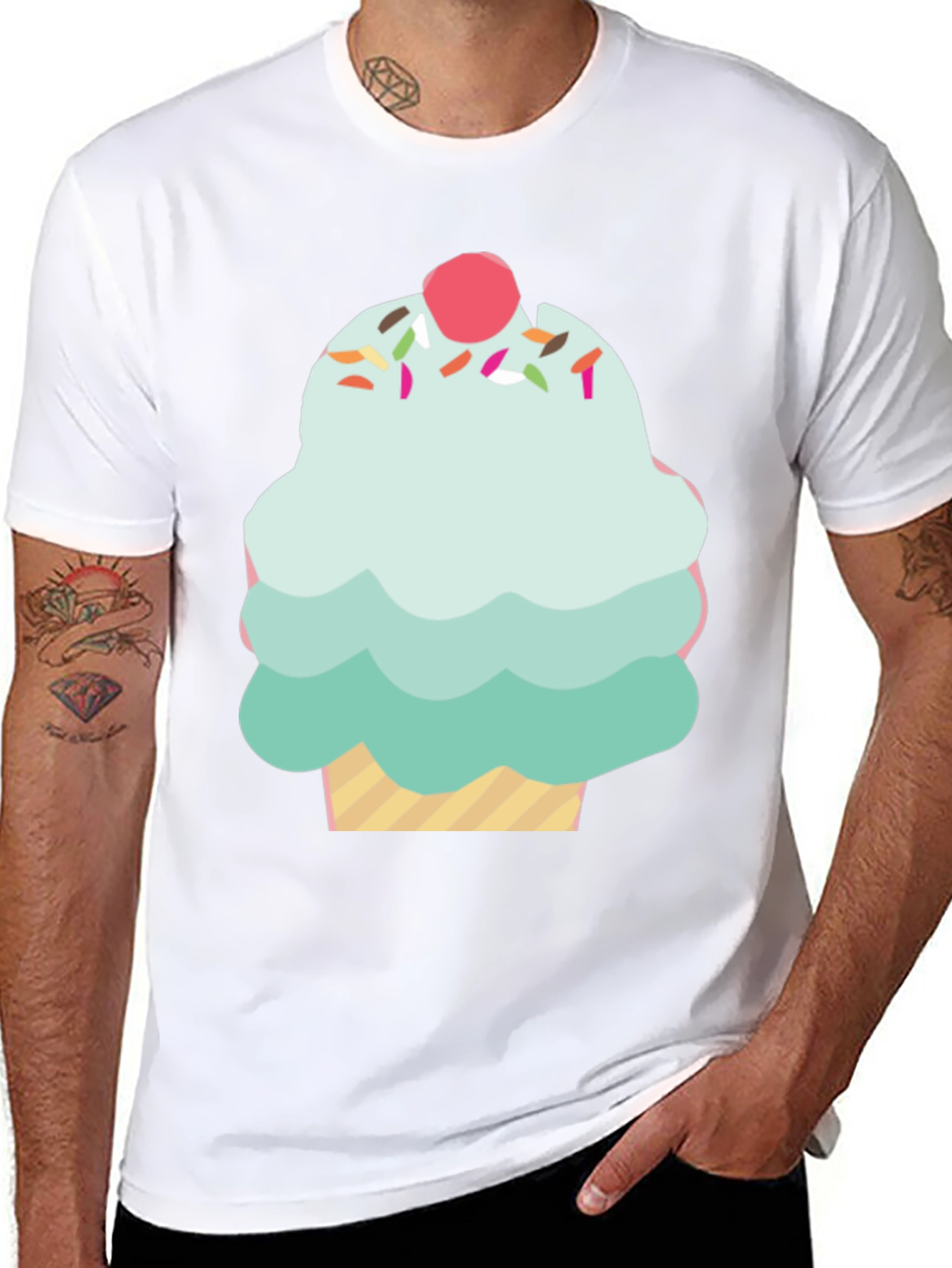 Cupcake Graphic Tee - Sweet Treat Style