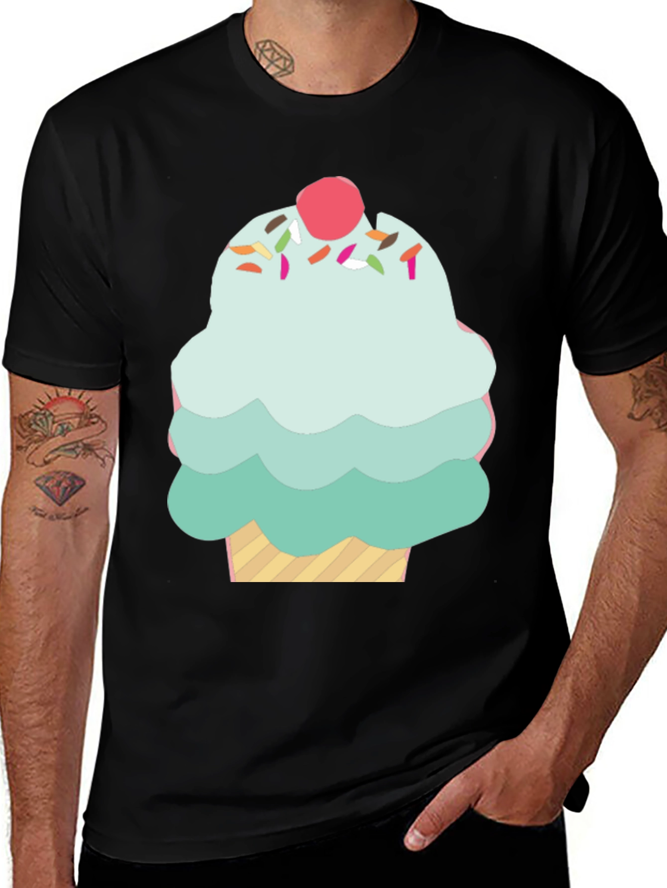 Cupcake Graphic Tee - Sweet Treat Style