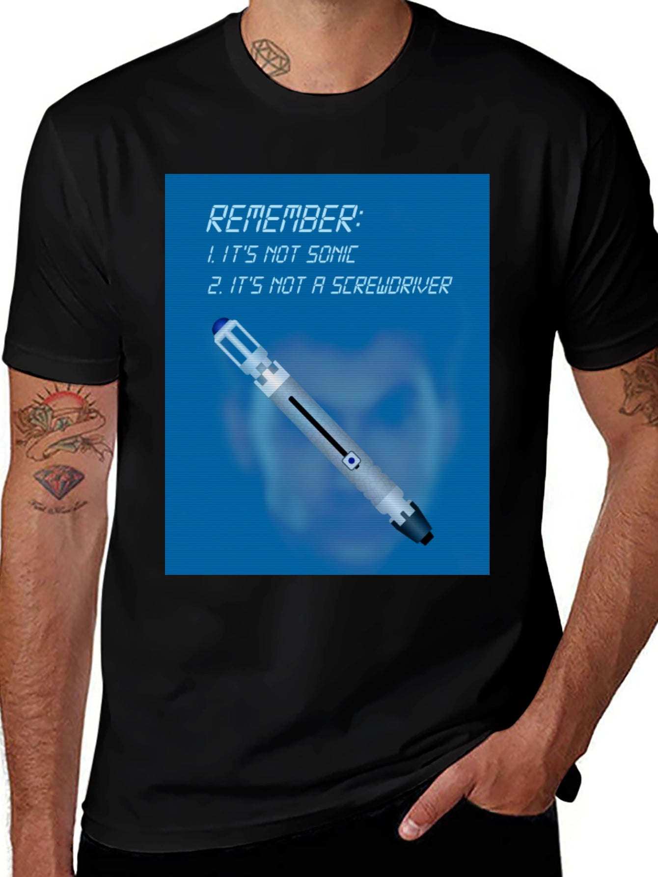 Doctor Who Sonic Screwdriver T-Shirt