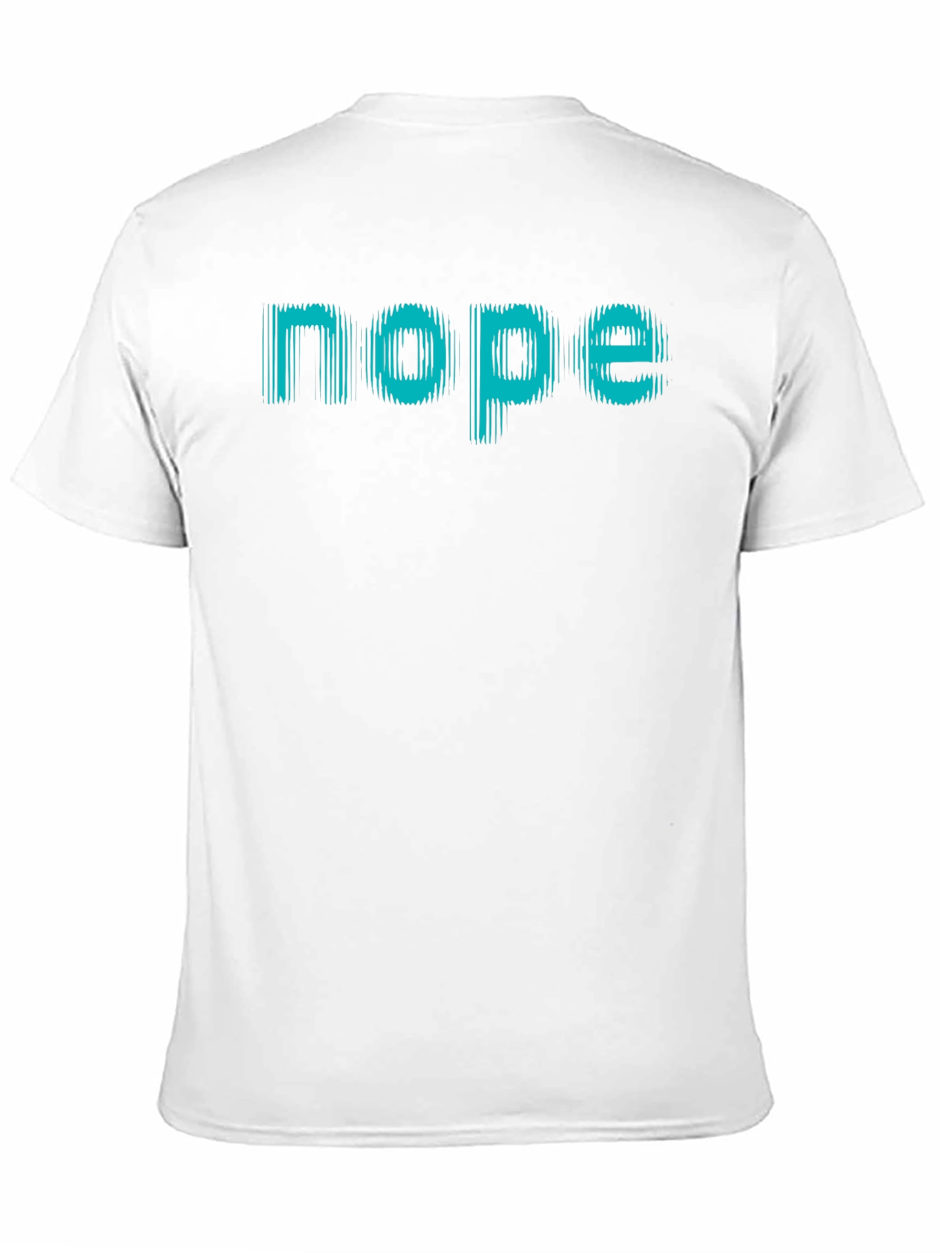 Nope Graphic Tee - Black Casual T-Shirt