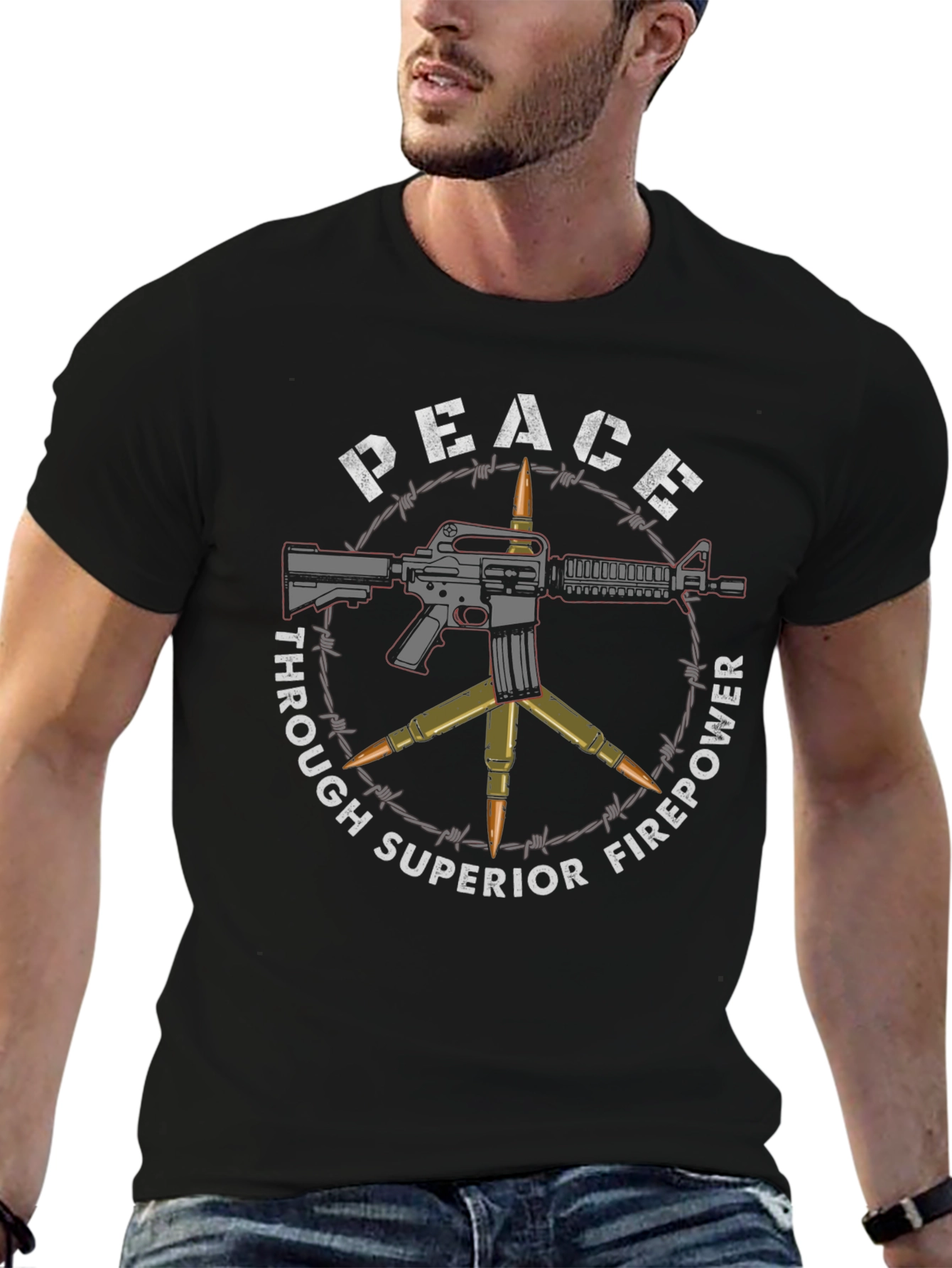 Peace Through Superior Firepower T-Shirt