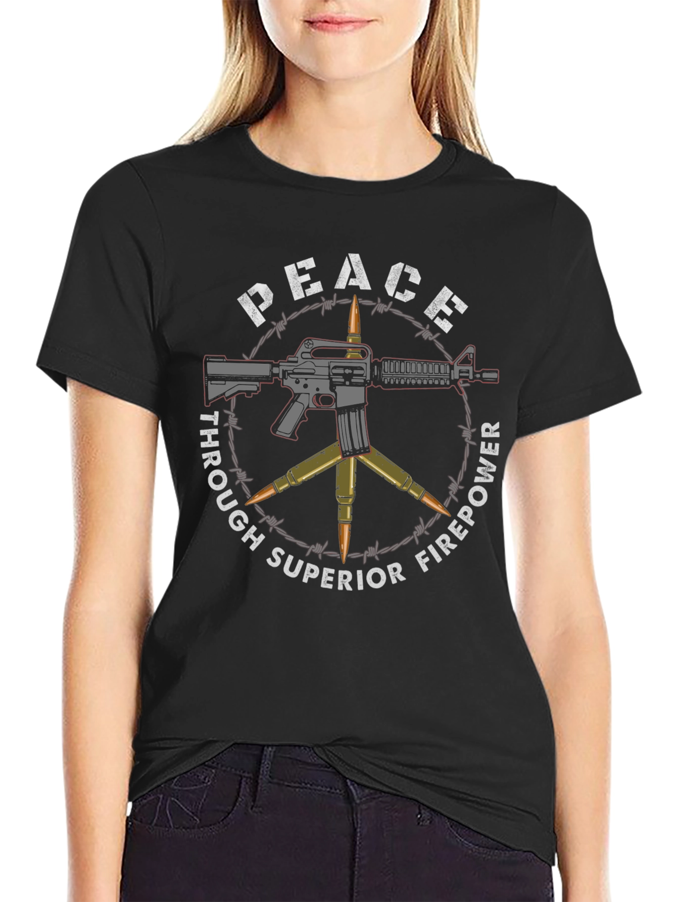 Peace Through Superior Firepower T-Shirt