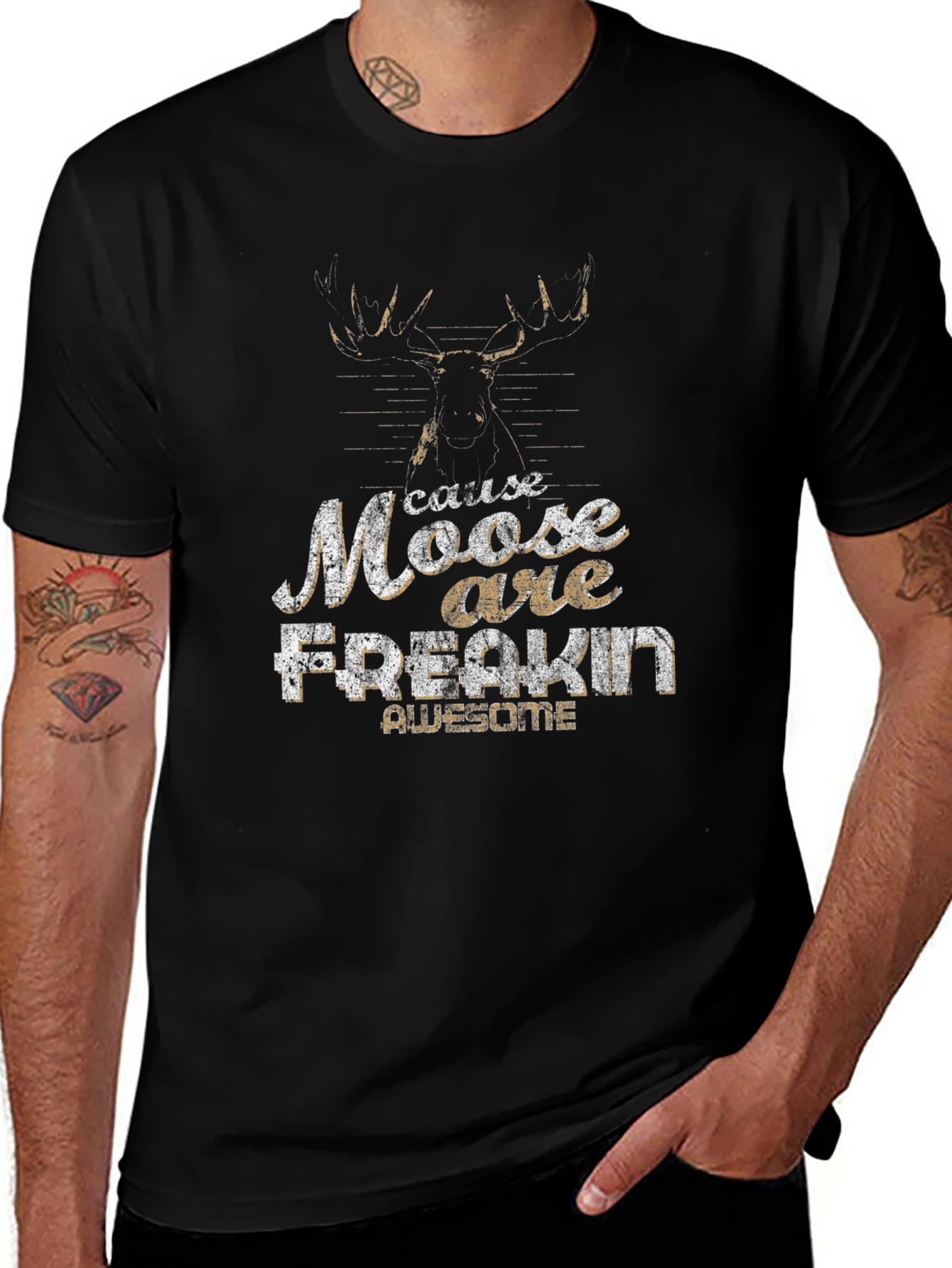 Moose Are Freakin Awesome Graphic T-Shirt