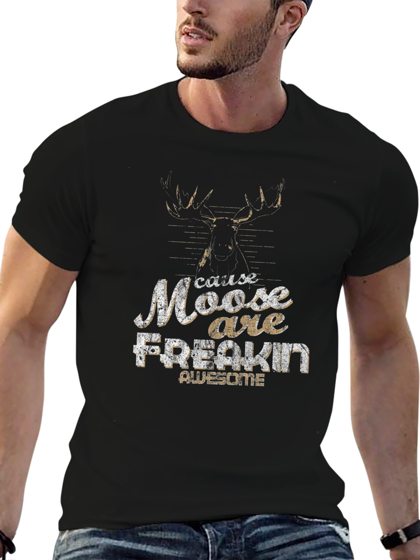 Moose Are Freakin Awesome Graphic T-Shirt