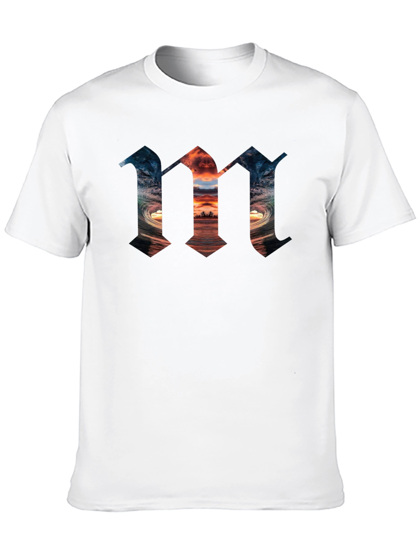 Ocean Wave M Graphic Tee - Black