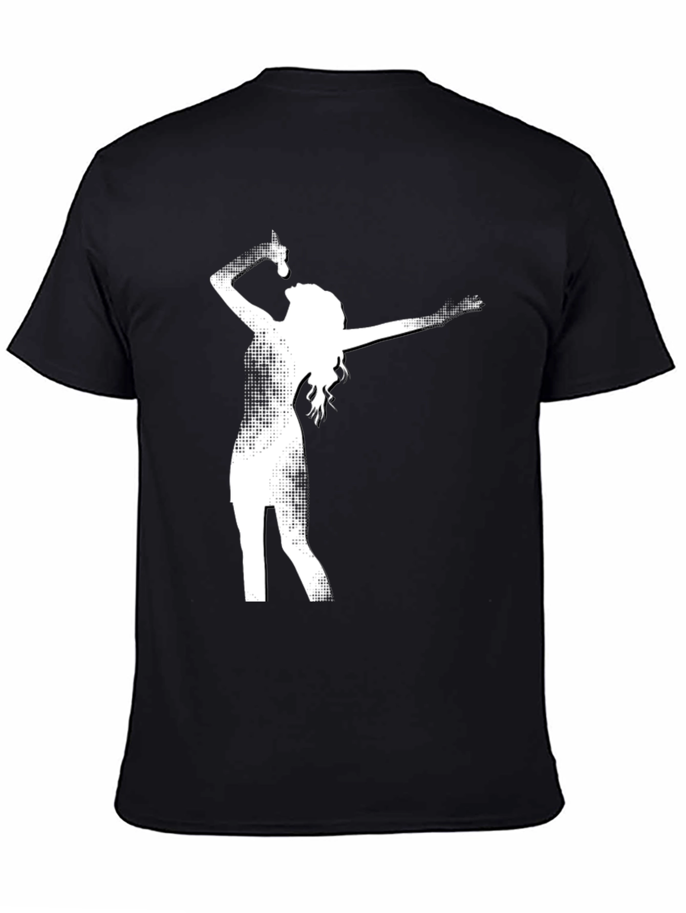 Singer Silhouette Black T-Shirt