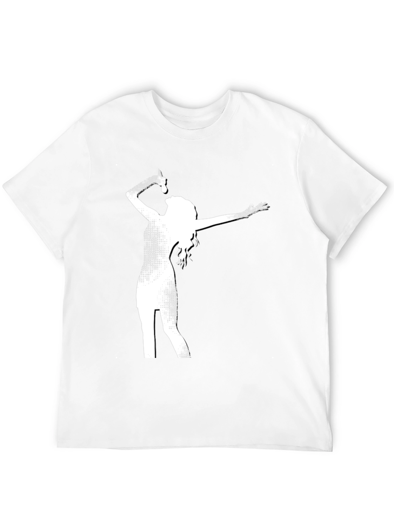 Singer Silhouette Black T-Shirt