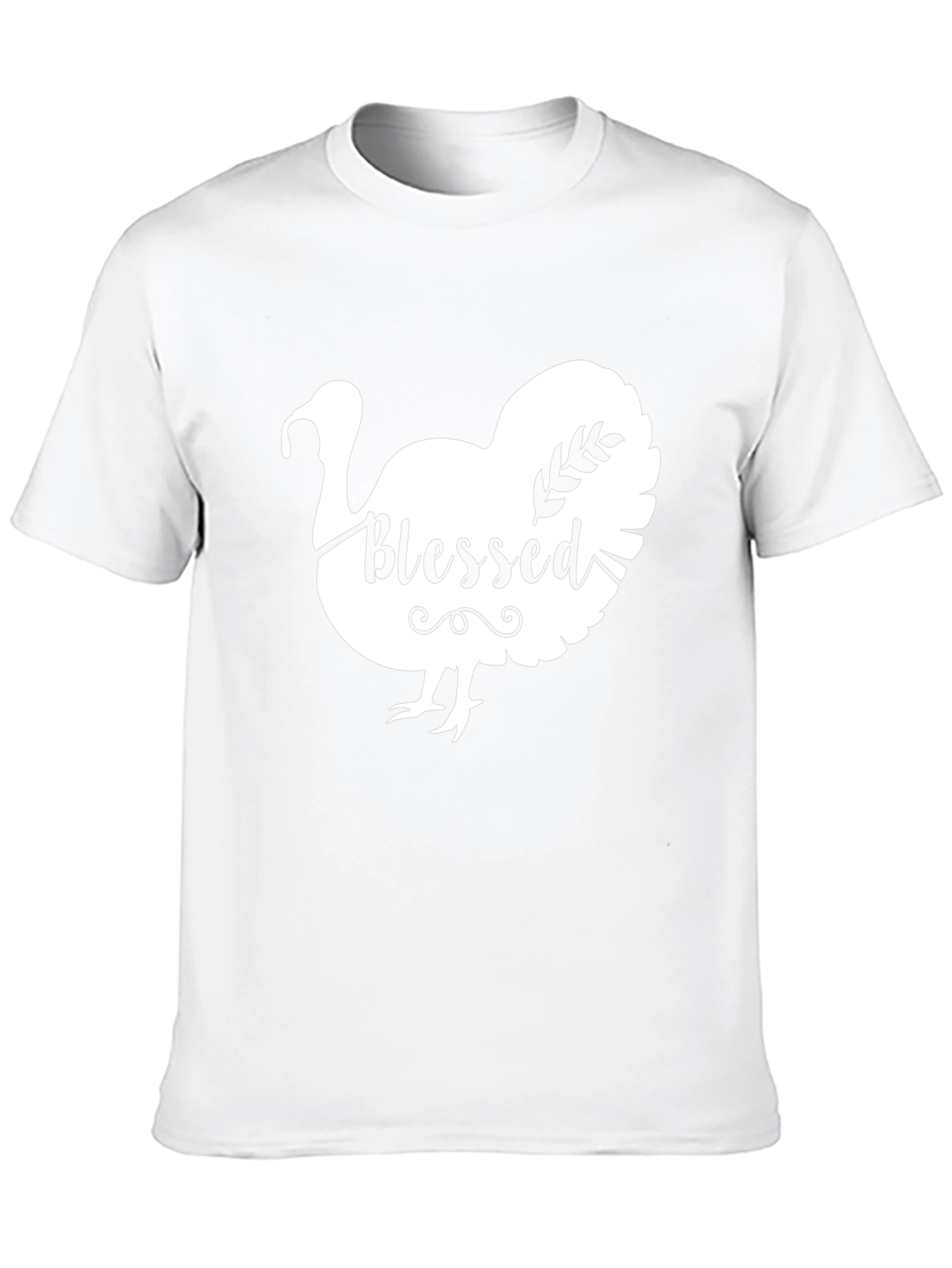 Blessed Thanksgiving Turkey T-Shirt - Black