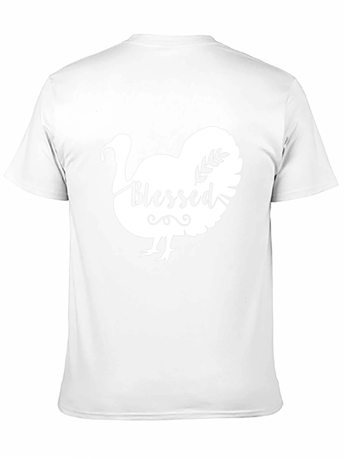 Blessed Thanksgiving Turkey T-Shirt - Black