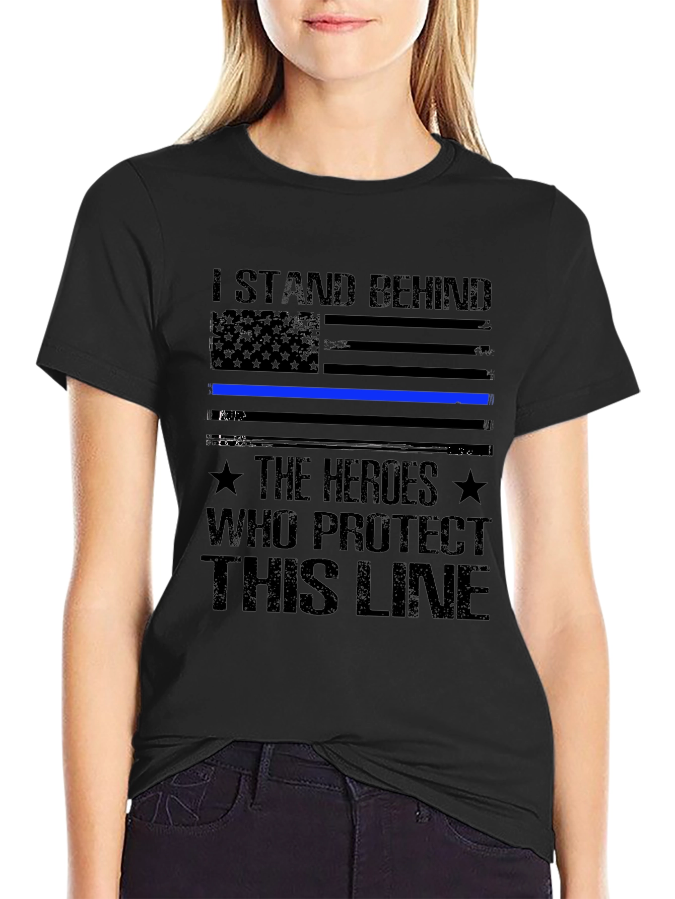 I Stand Behind The Heroes T-Shirt