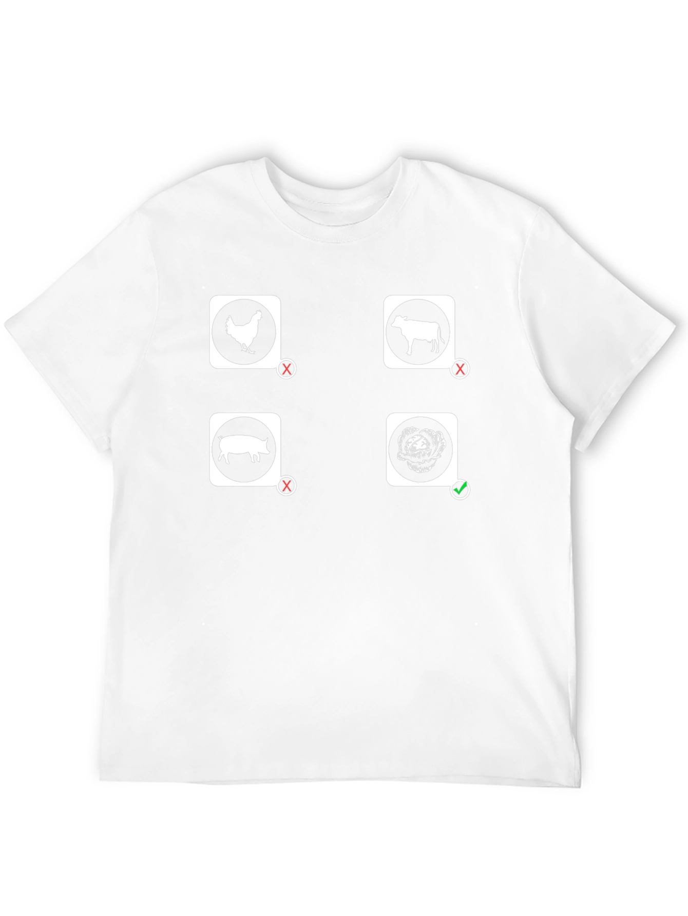 Vegan T-Shirt - Eat Plants Not Animals