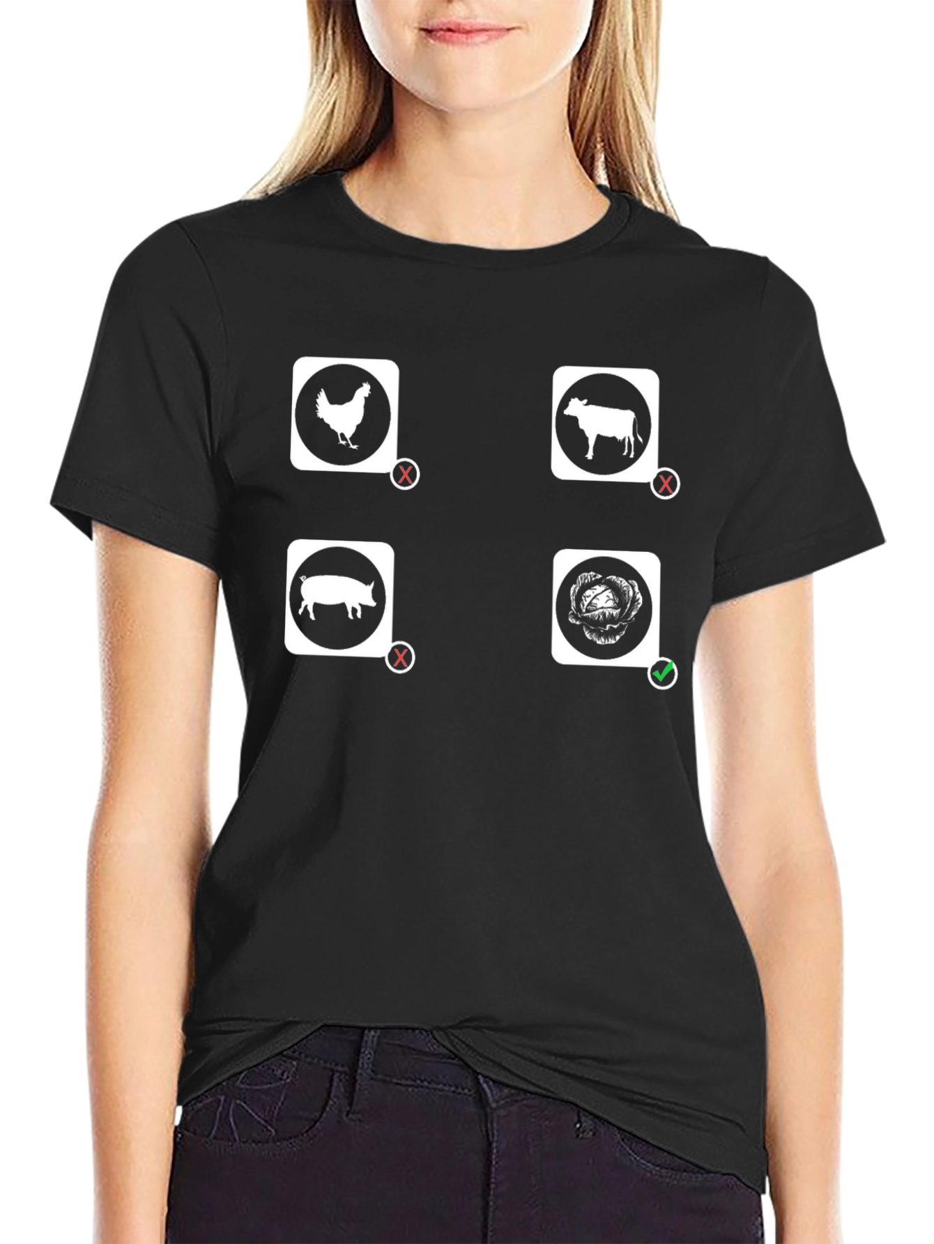 Vegan T-Shirt - Eat Plants Not Animals