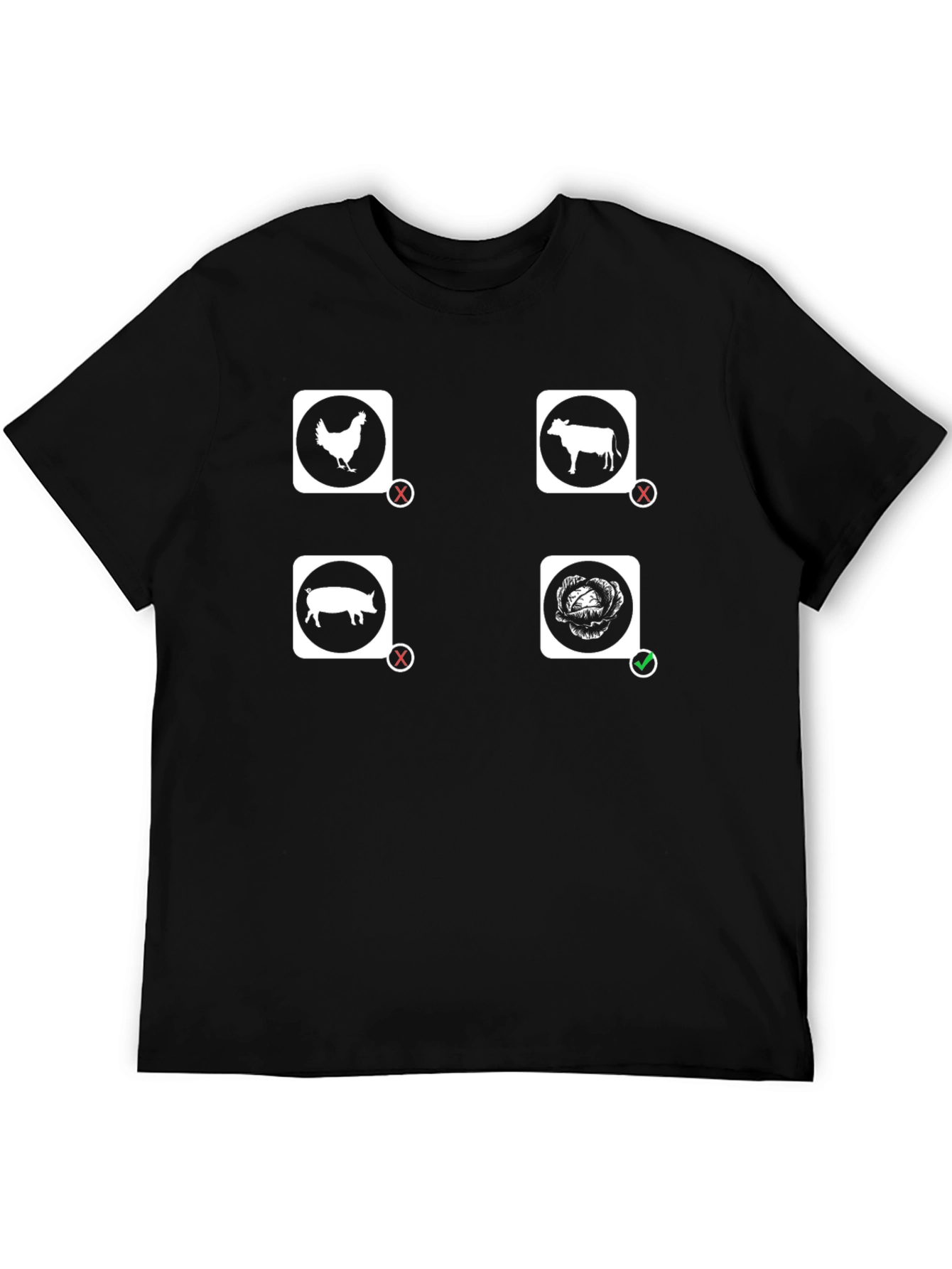 Vegan T-Shirt - Eat Plants Not Animals
