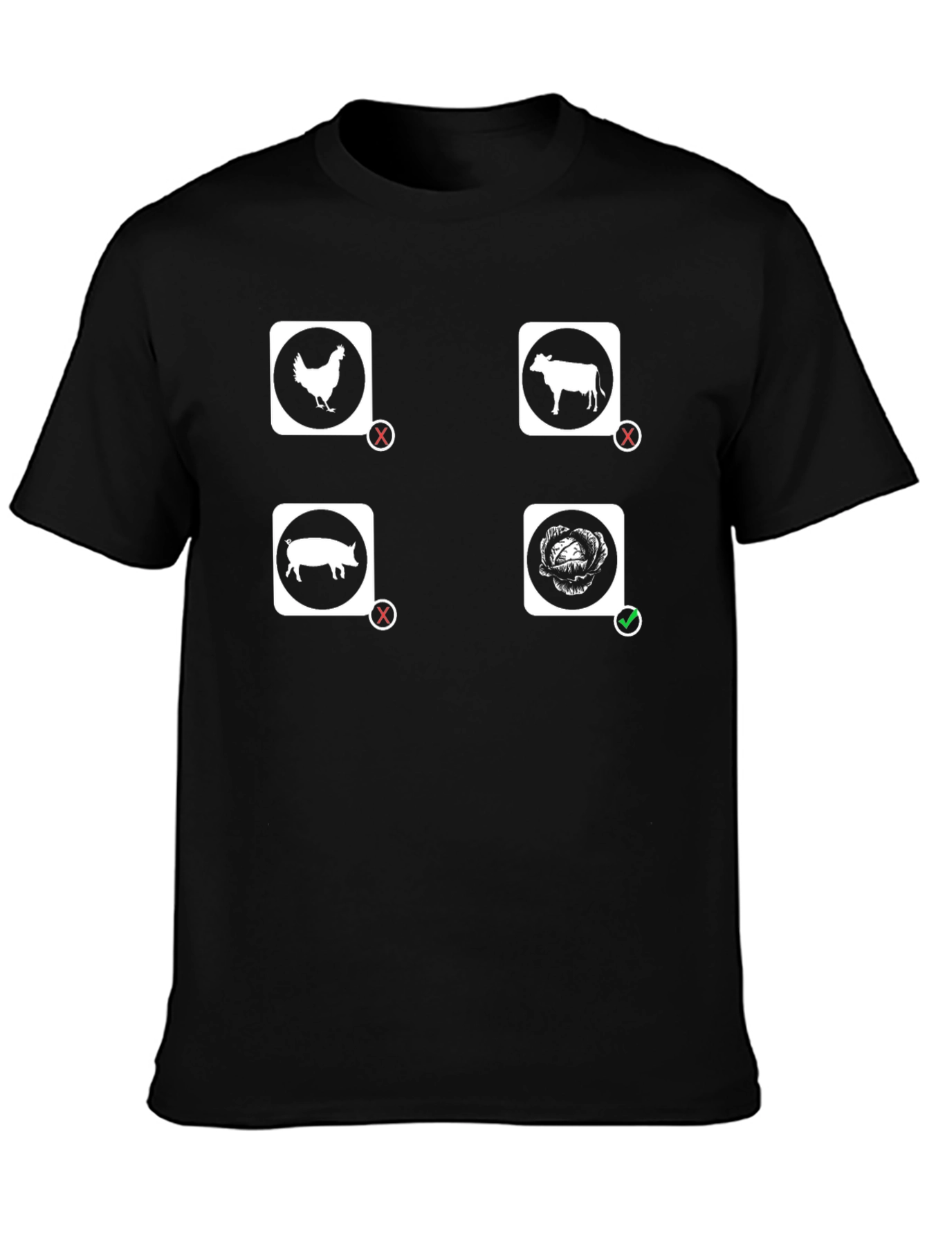 Vegan T-Shirt - Eat Plants Not Animals