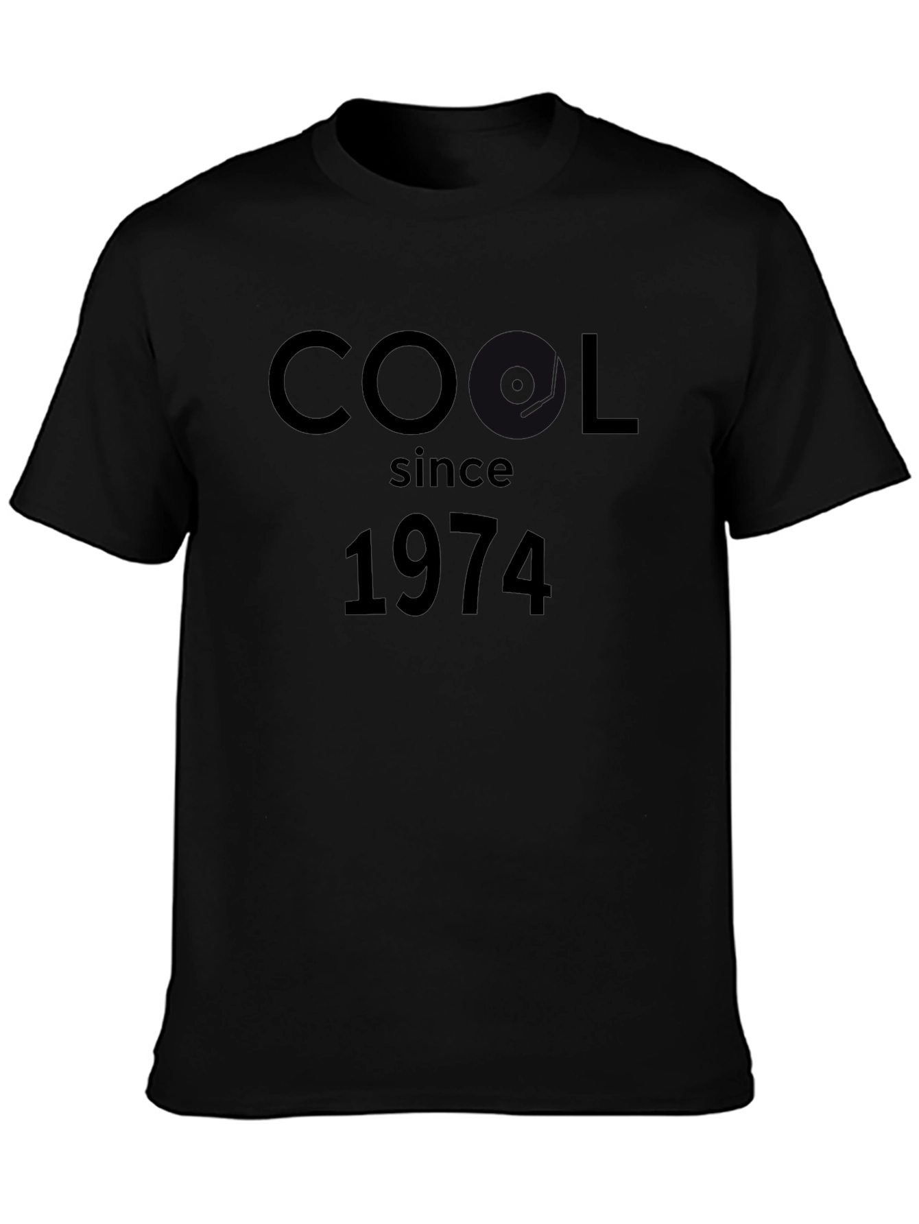 Cool Since 1974 Black Graphic Tee