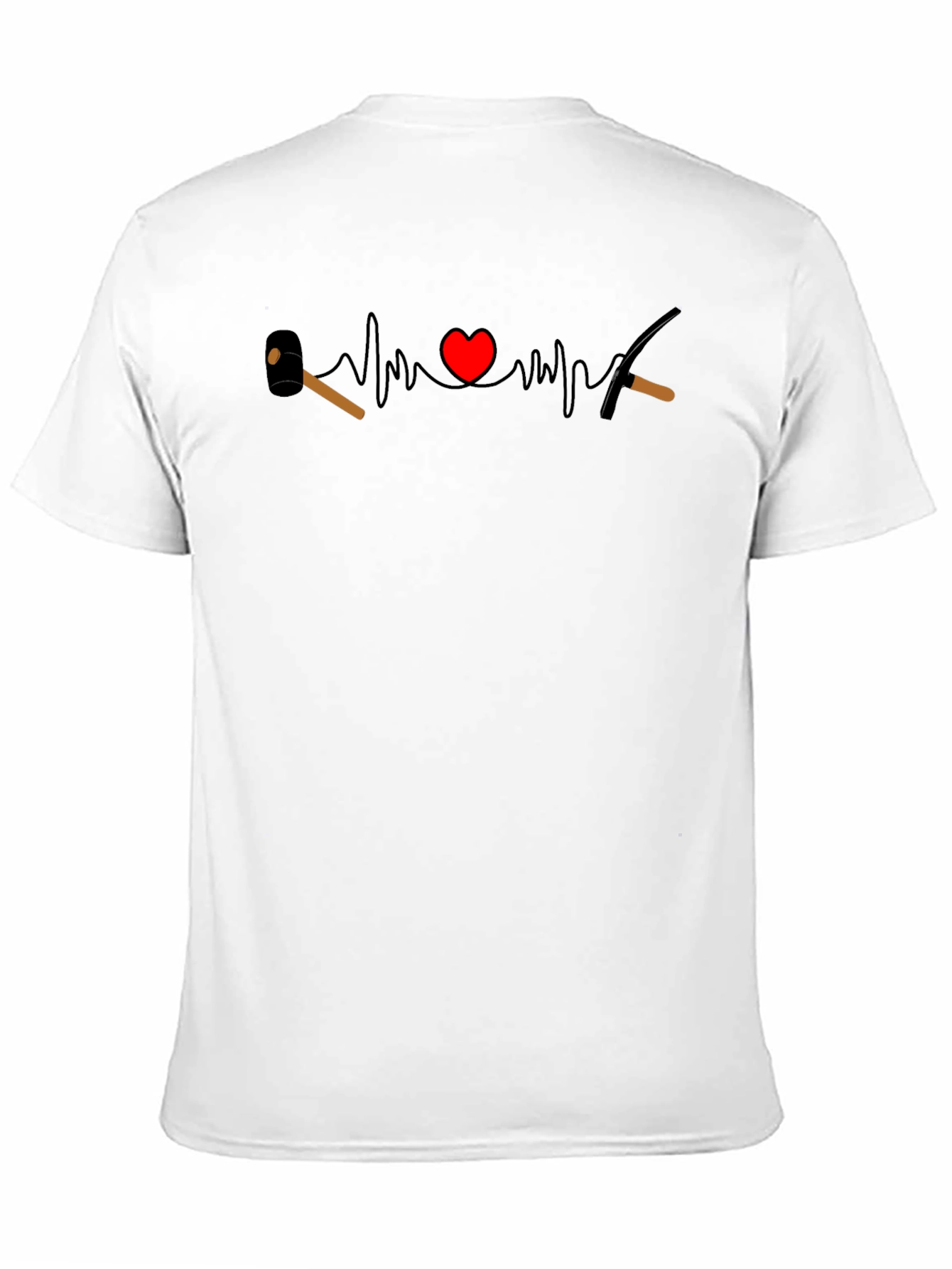 Heartbeat Geology T-Shirt - Love Rocks!
