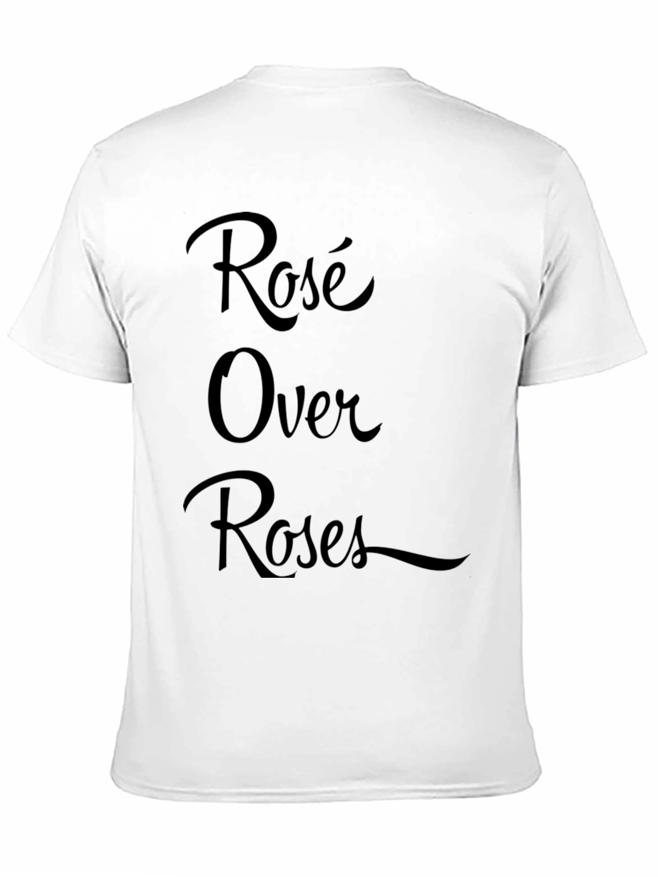 Rosé Over Roses Black Graphic Tee