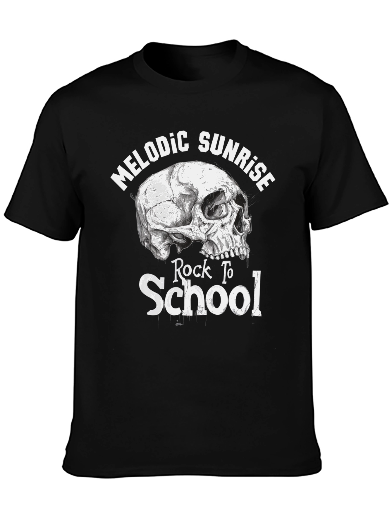 Melodic Sunrise Rock To School Graphic T-Shirt