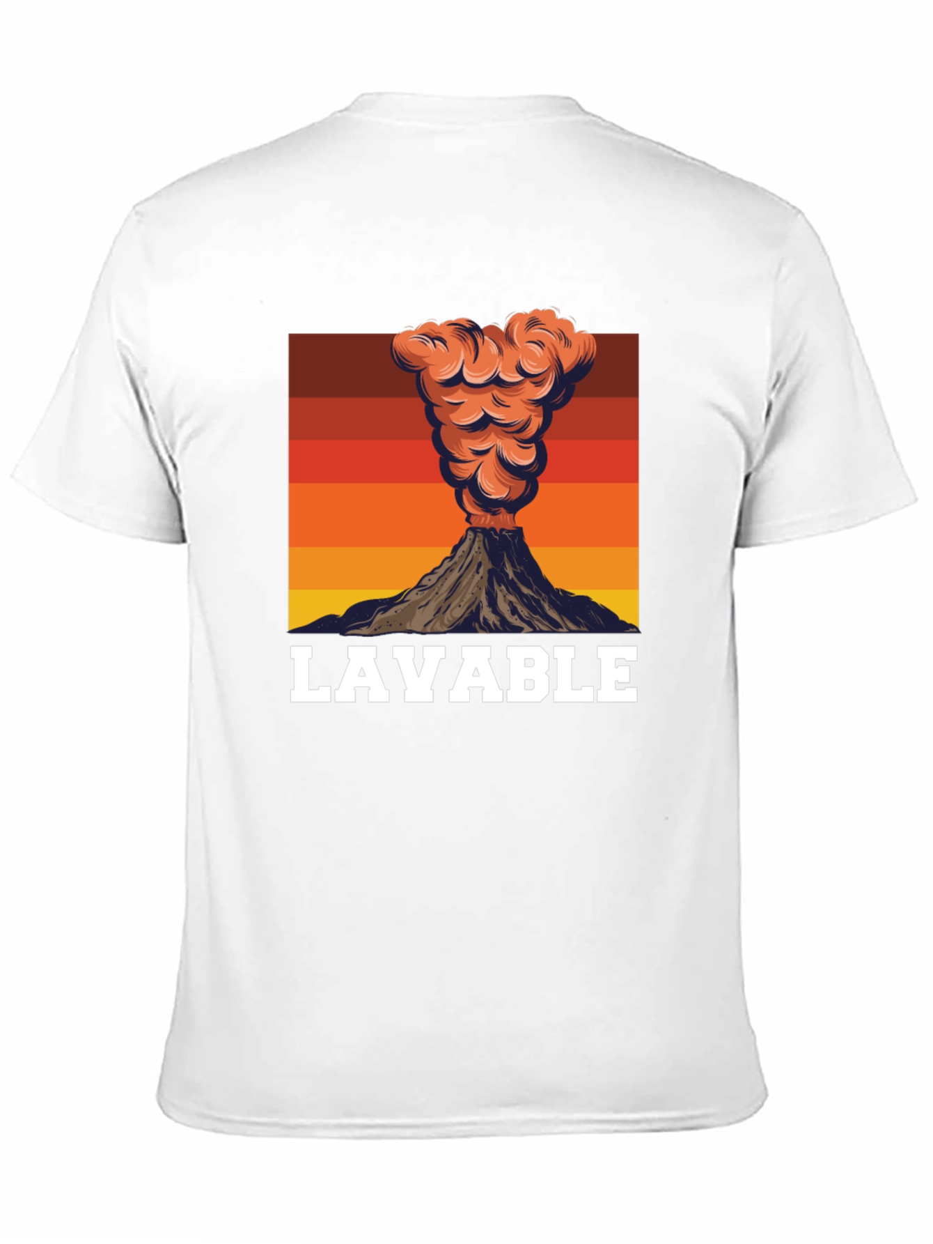 LAVABLE Volcano Graphic Tee - Mens Black T-Shirt