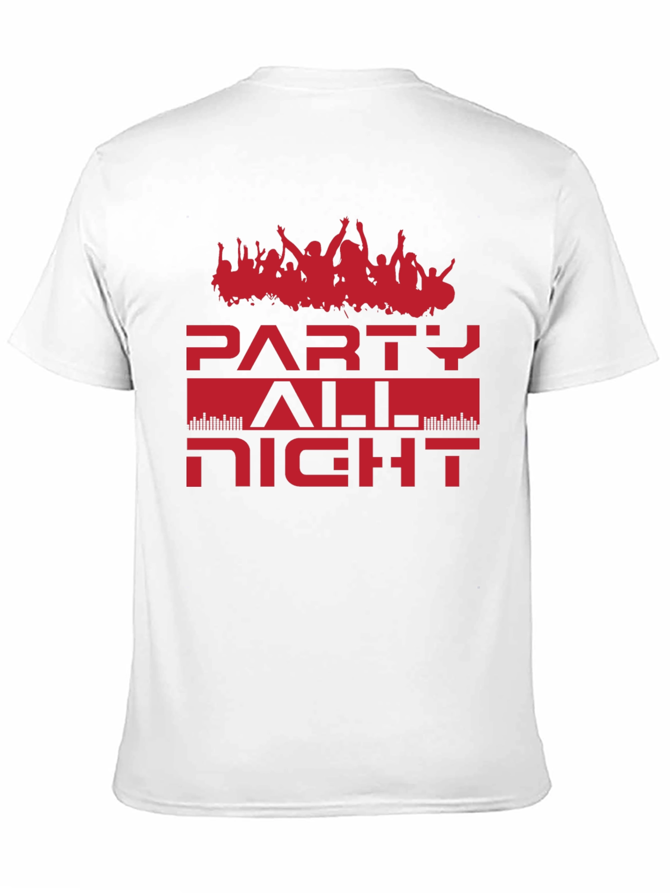 Party All Night Graphic Tee - Black