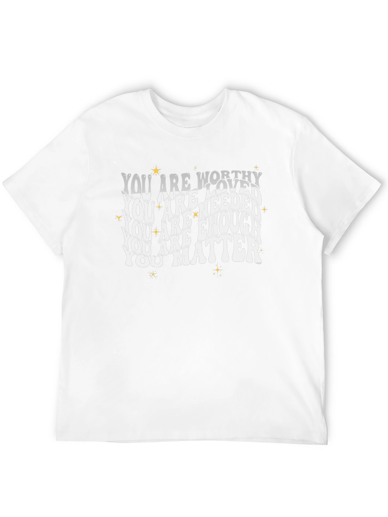 You Are Worthy Graphic Tee - Positive Affirmations