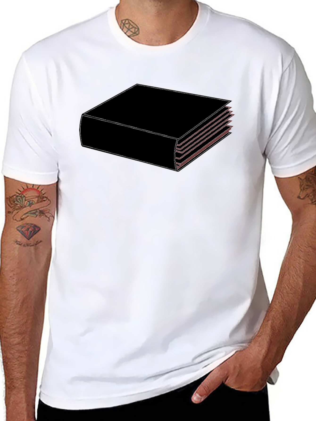 Black Book Graphic Tee - Literary Style